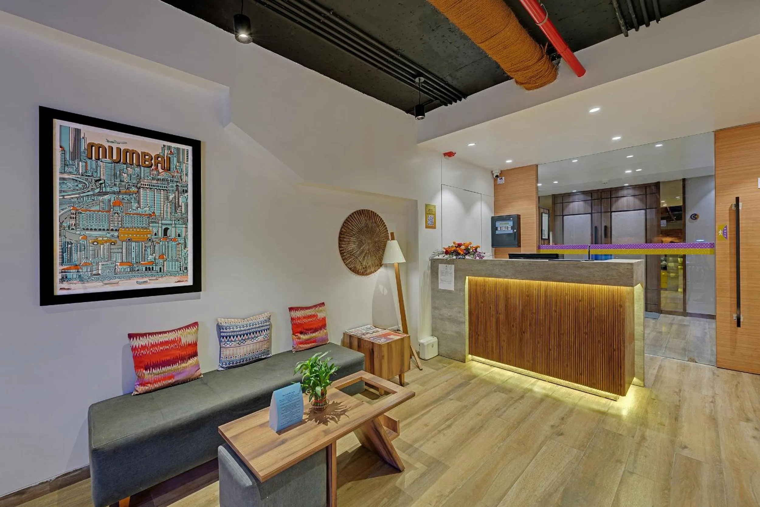 Lobby or reception in Click Hotels Andheri MIDC