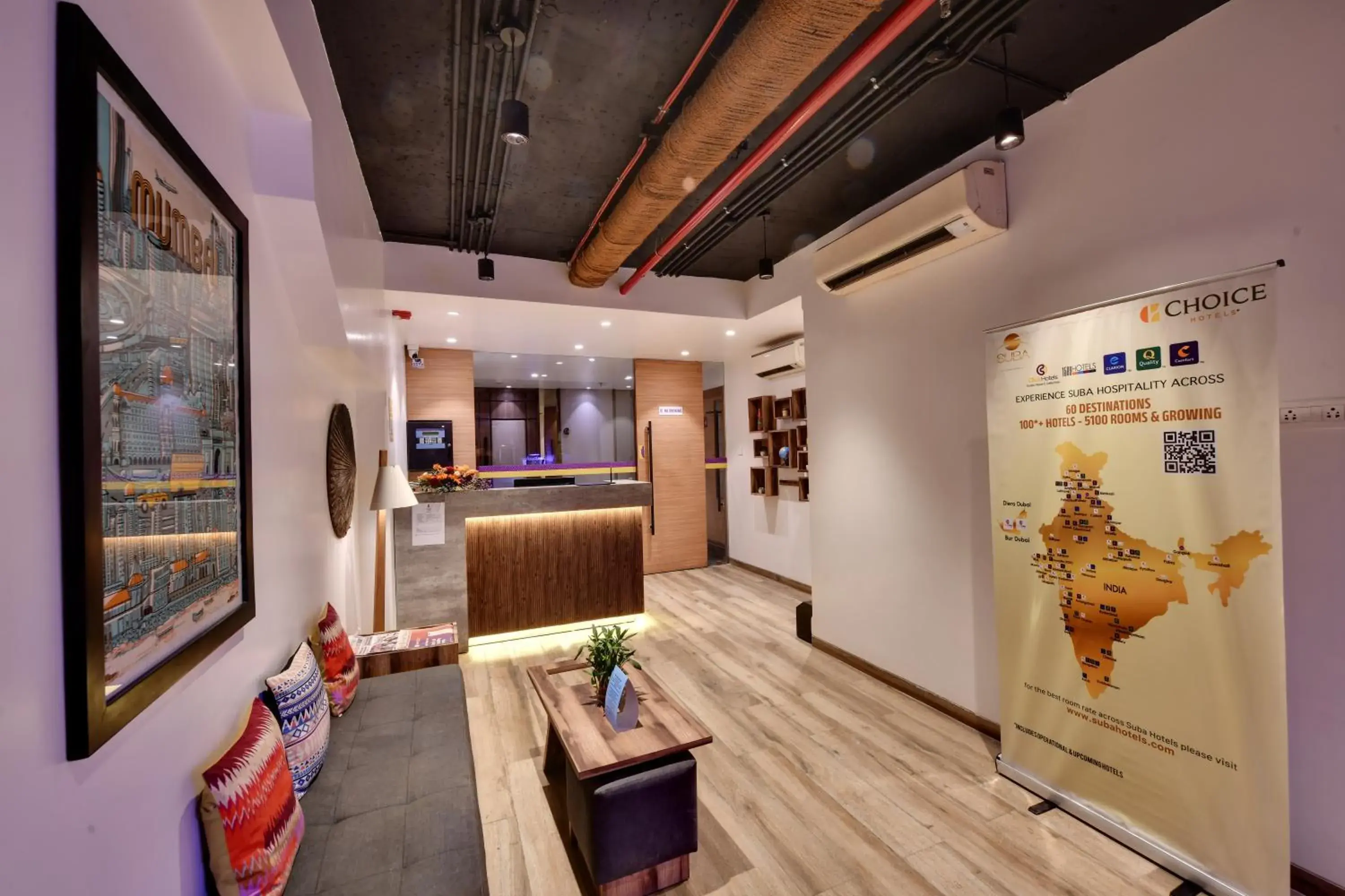 Lobby or reception in Click Hotels Andheri MIDC Lobby or reception in Click Hotels Andheri MIDC