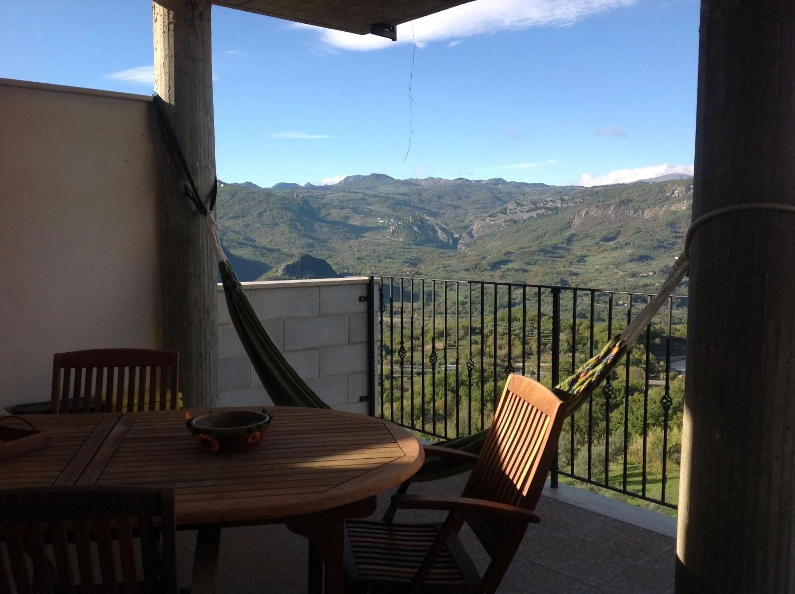 Balcony/Terrace in B&B "Za' Vittoria"#lagodibomba