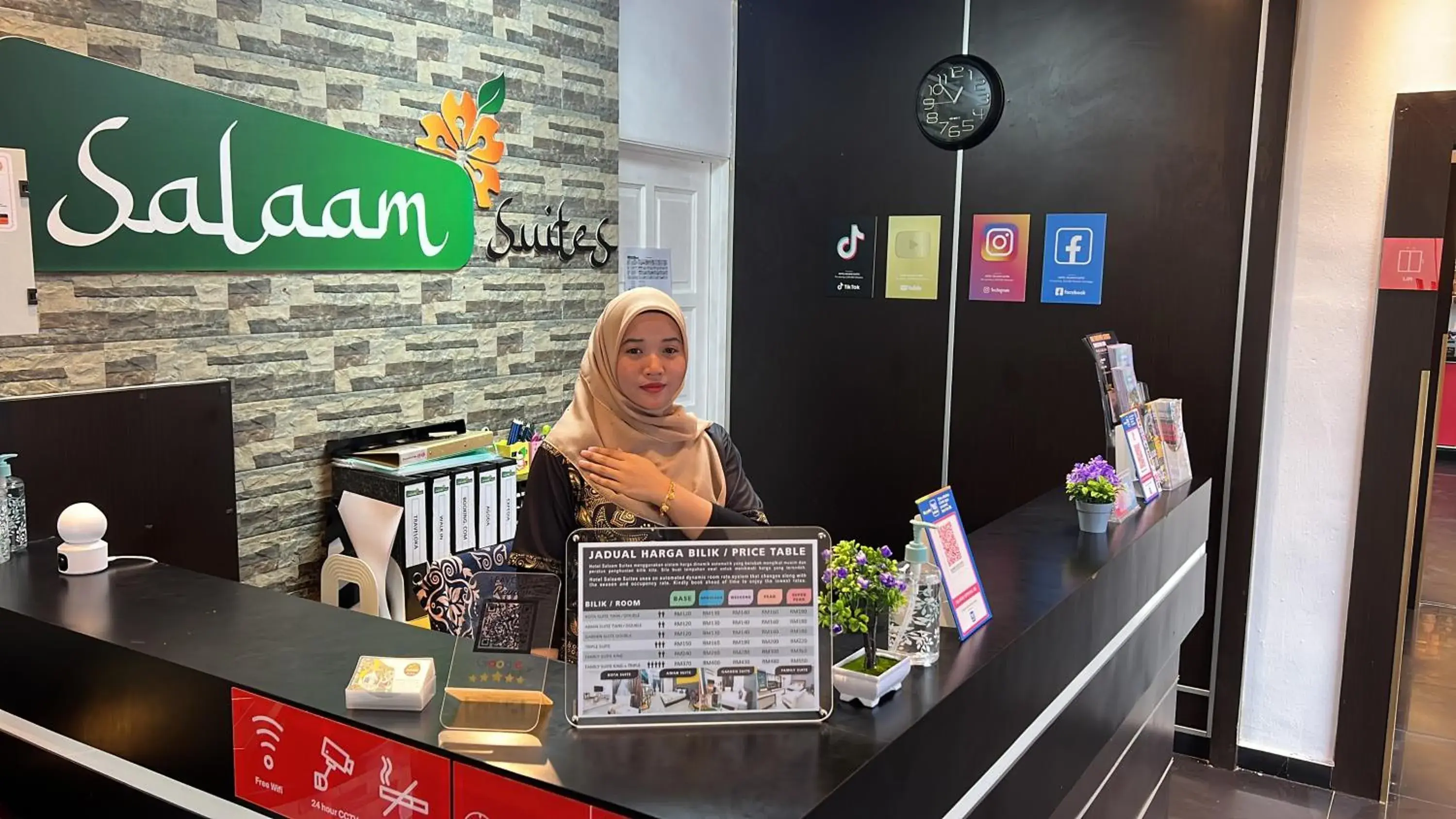 Lobby or reception in Salaam Suites Hotel Lobby or reception in Salaam Suites Hotel