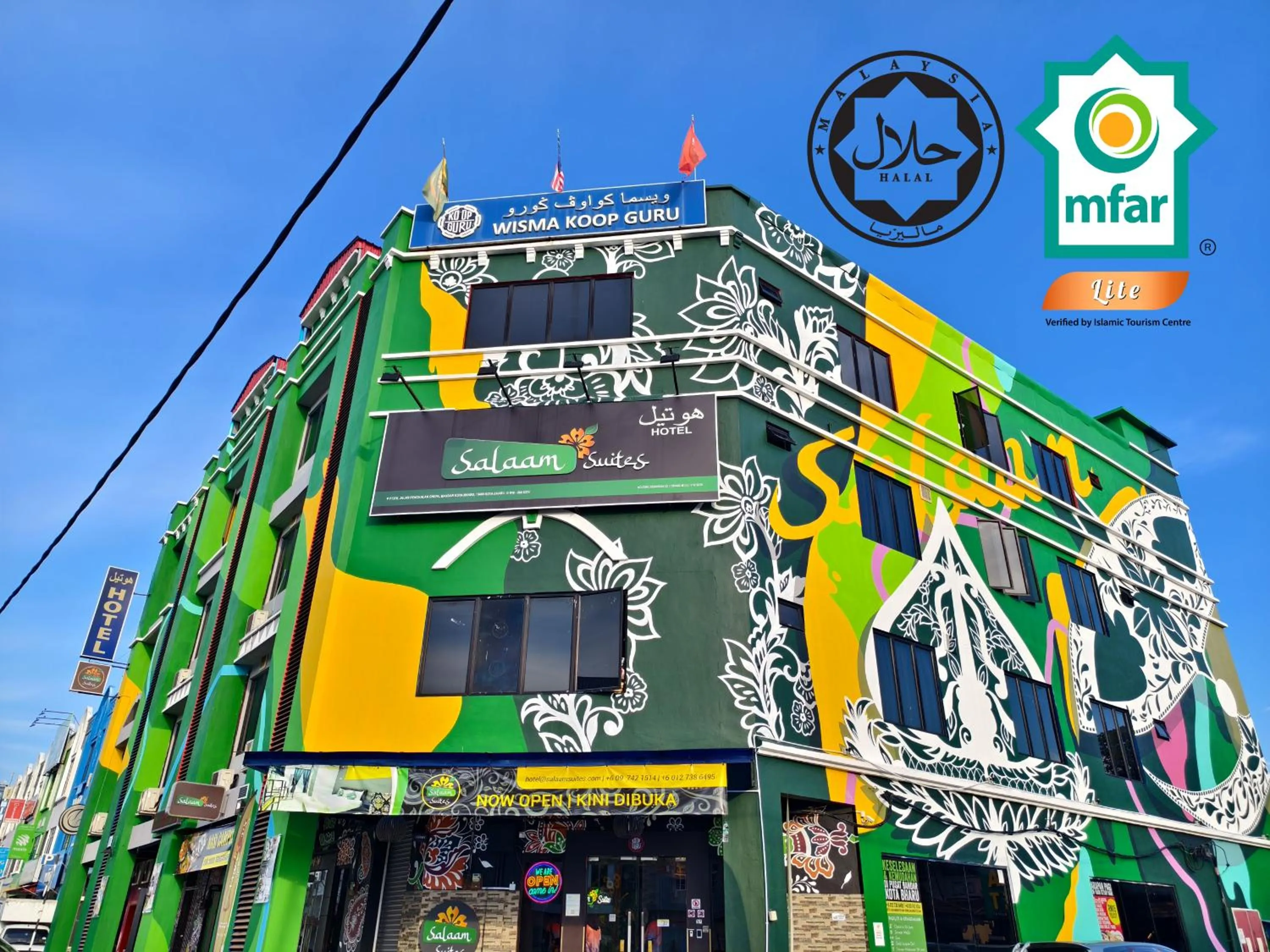 Property building in Salaam Suites Hotel