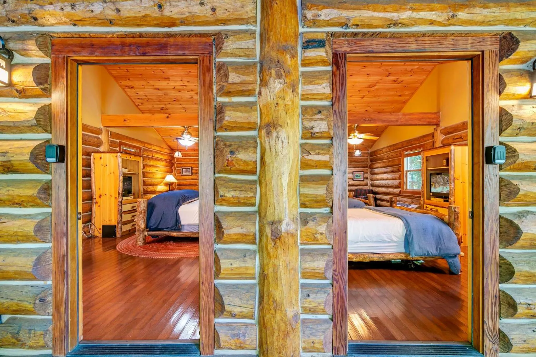 Bed in Dancing Bear Lodge