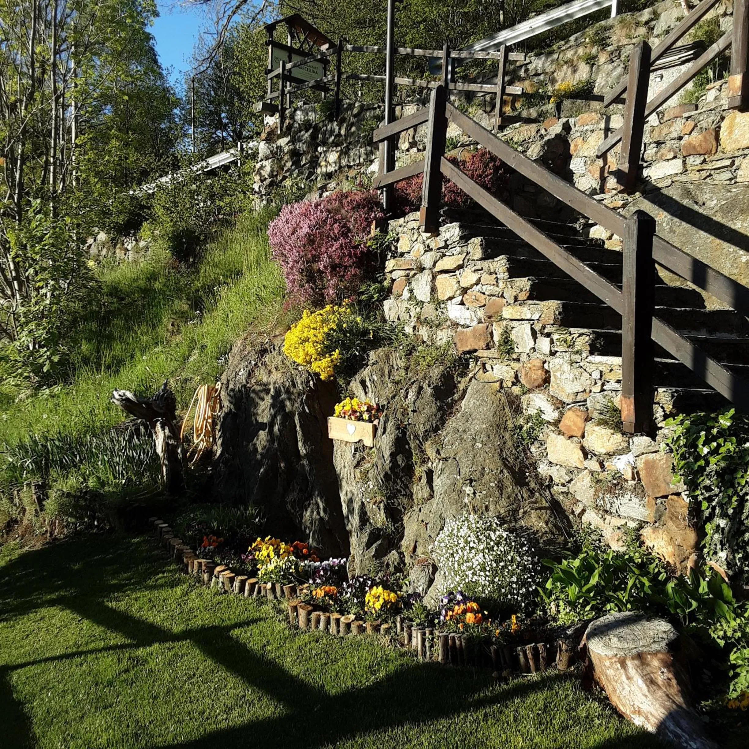 Garden in B&B Marcellina