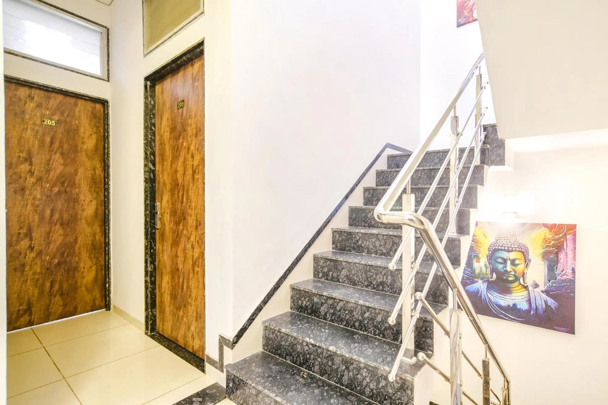 Lobby or reception in FabHotel Sage Residency