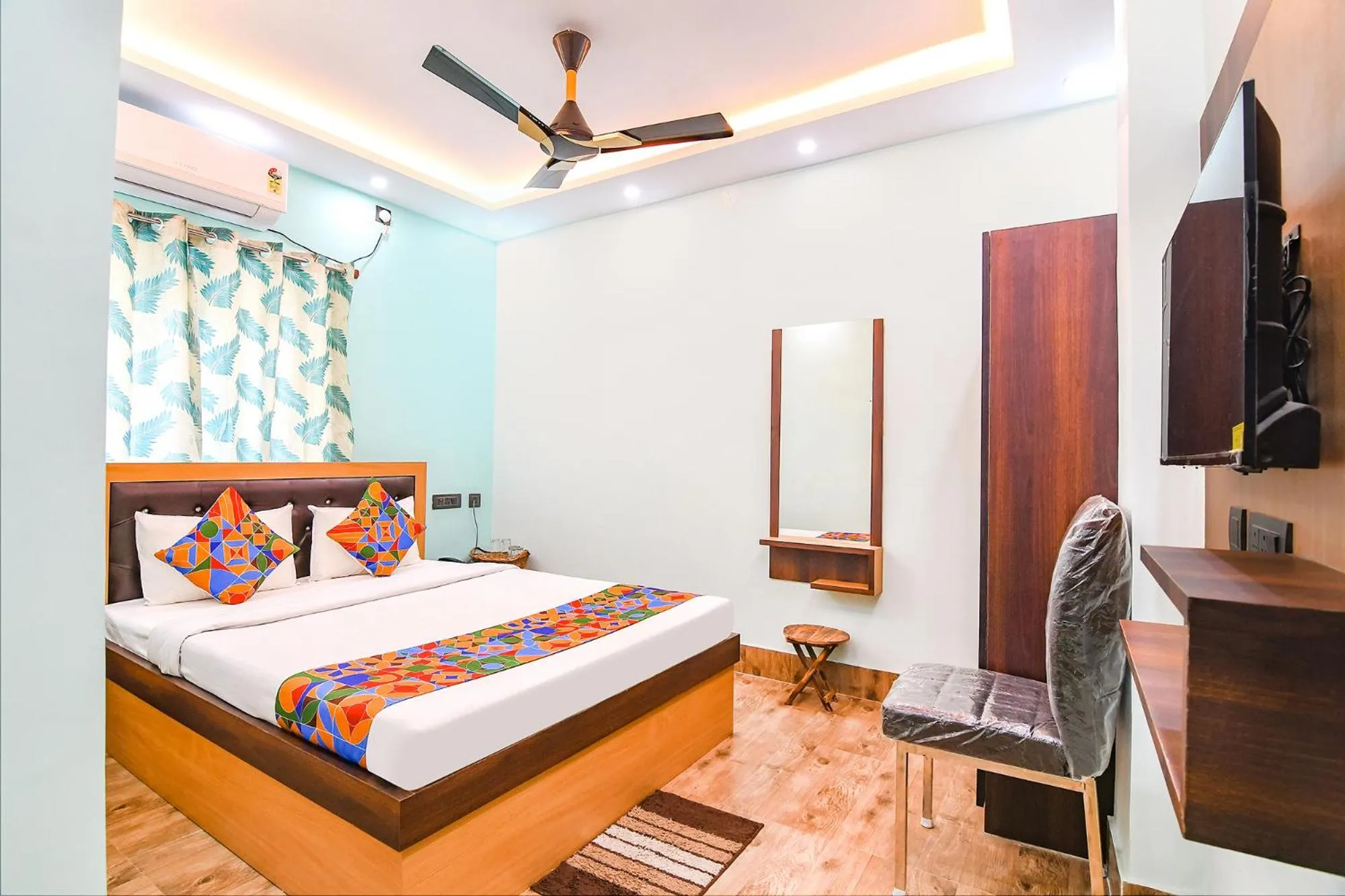 Bed in FabHotel D Park