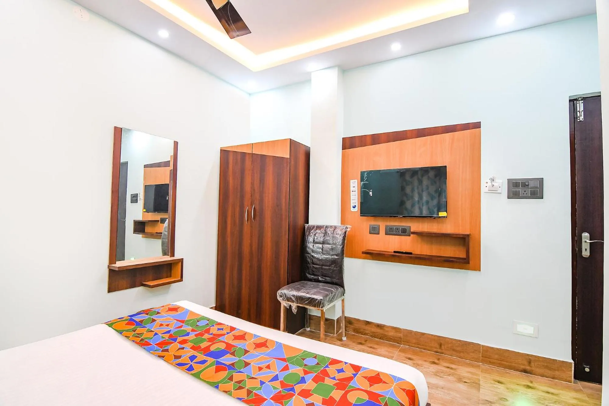 Bed in FabHotel D Park