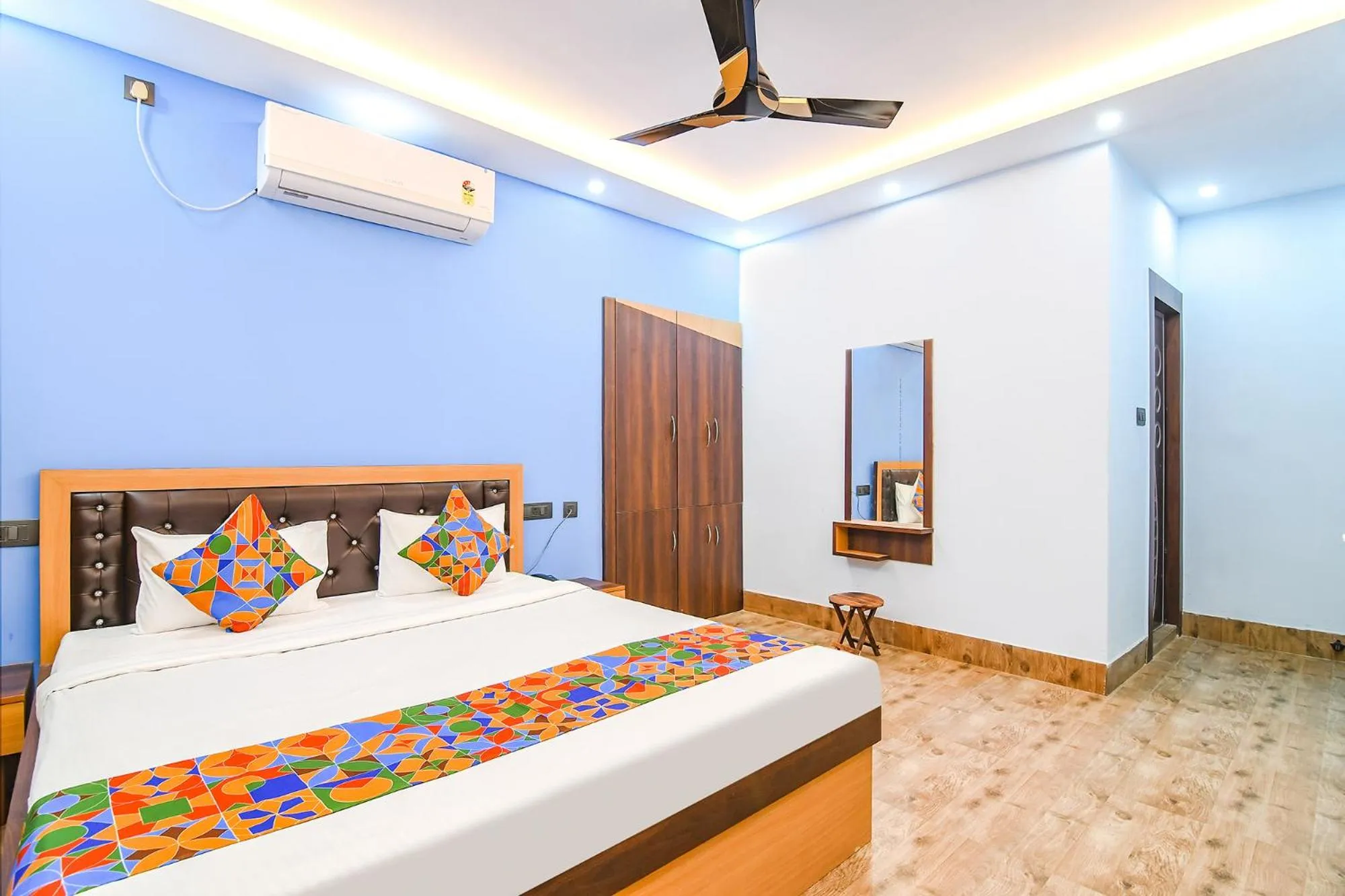 Bed in FabHotel D Park