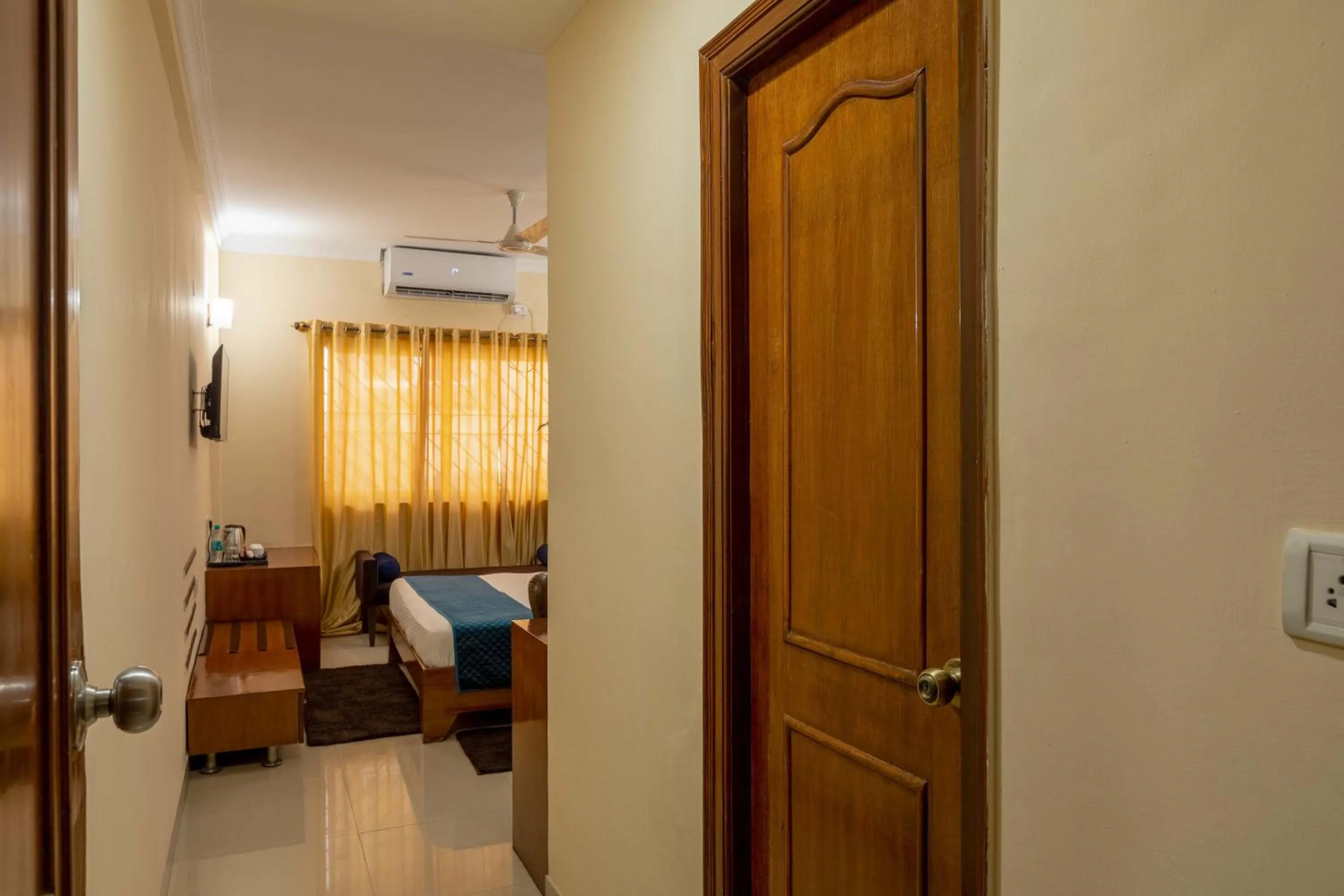 Bedroom, Bed in Blue Bliss Hotels By PPH Living Infantry Road