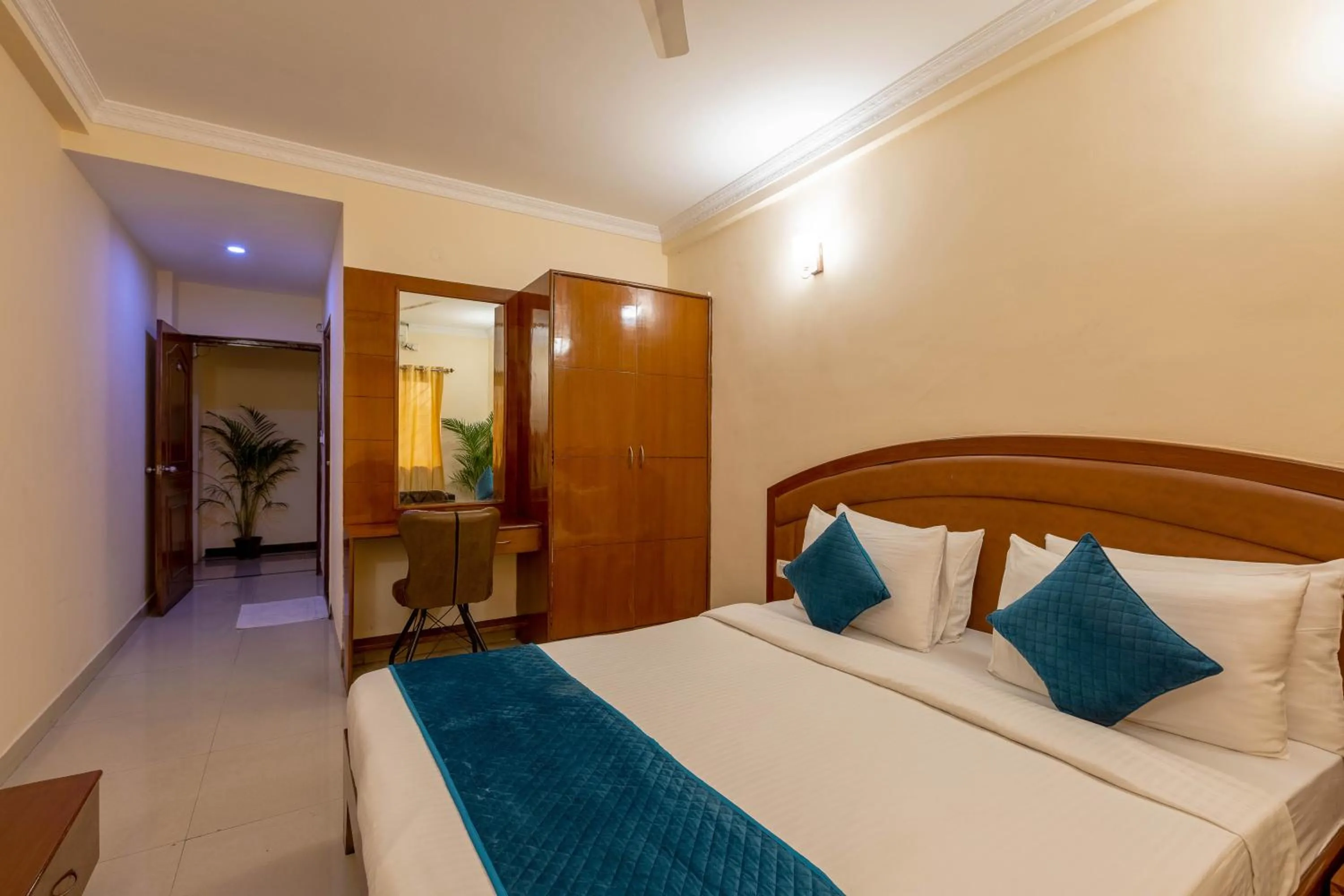 Bed in Blue Bliss Hotels By PPH Living Infantry Road