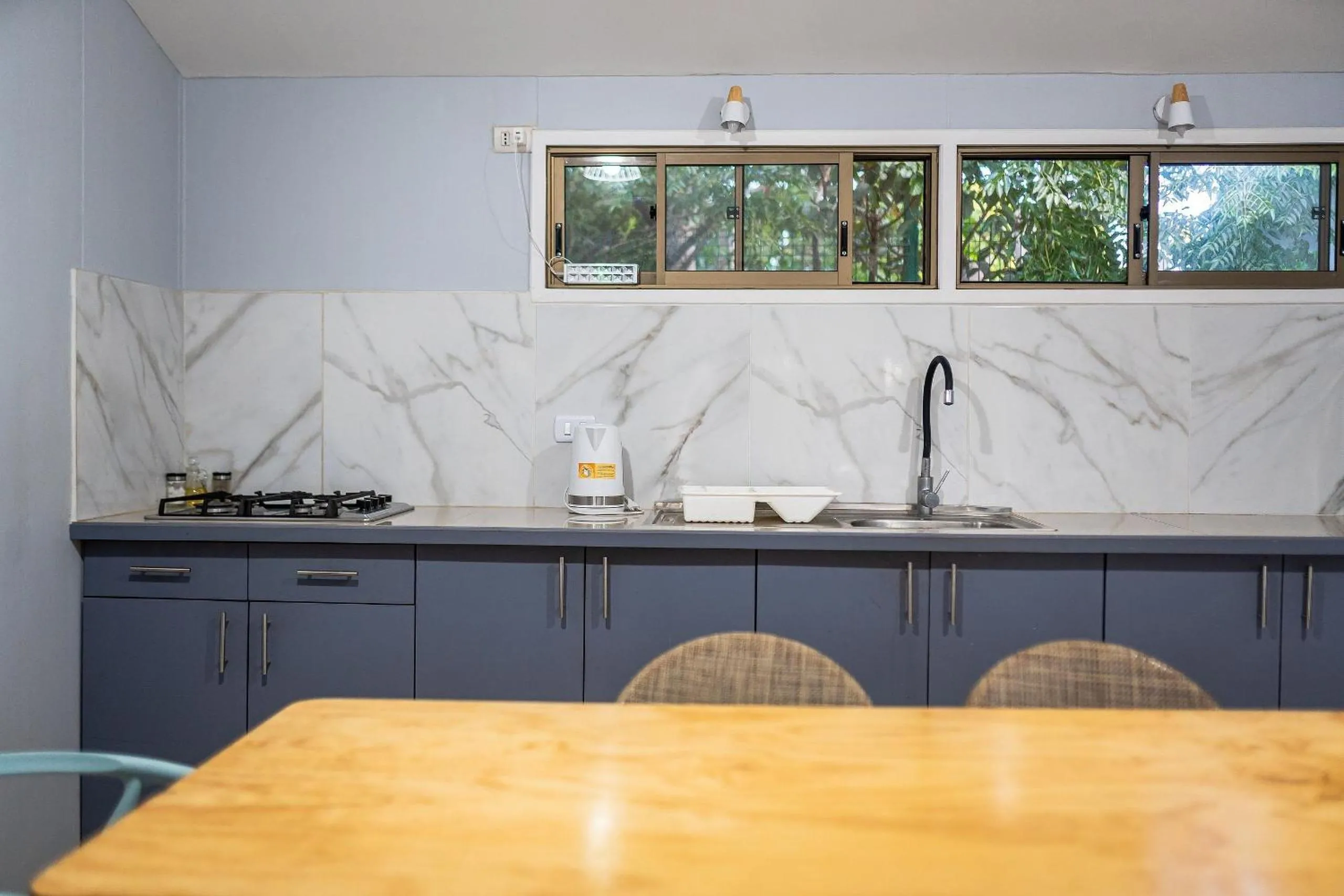 Kitchen or kitchenette in Cabañas Raupa