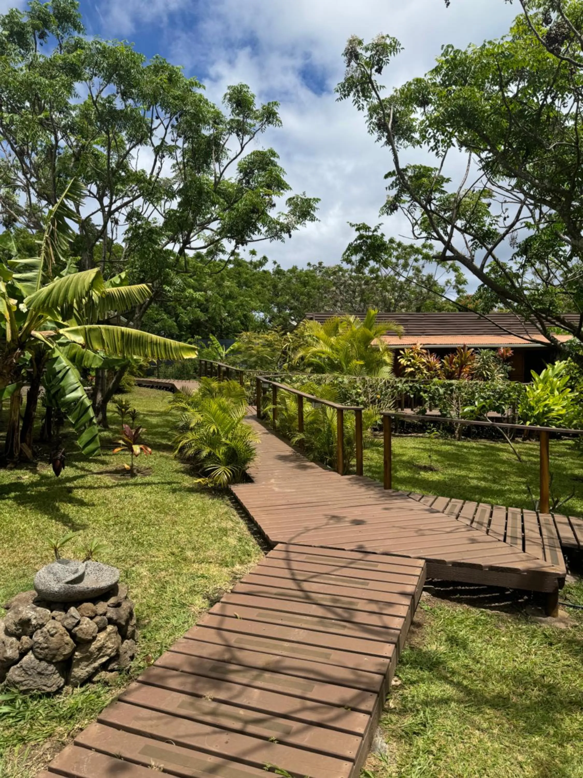 Garden in Cabañas Raupa
