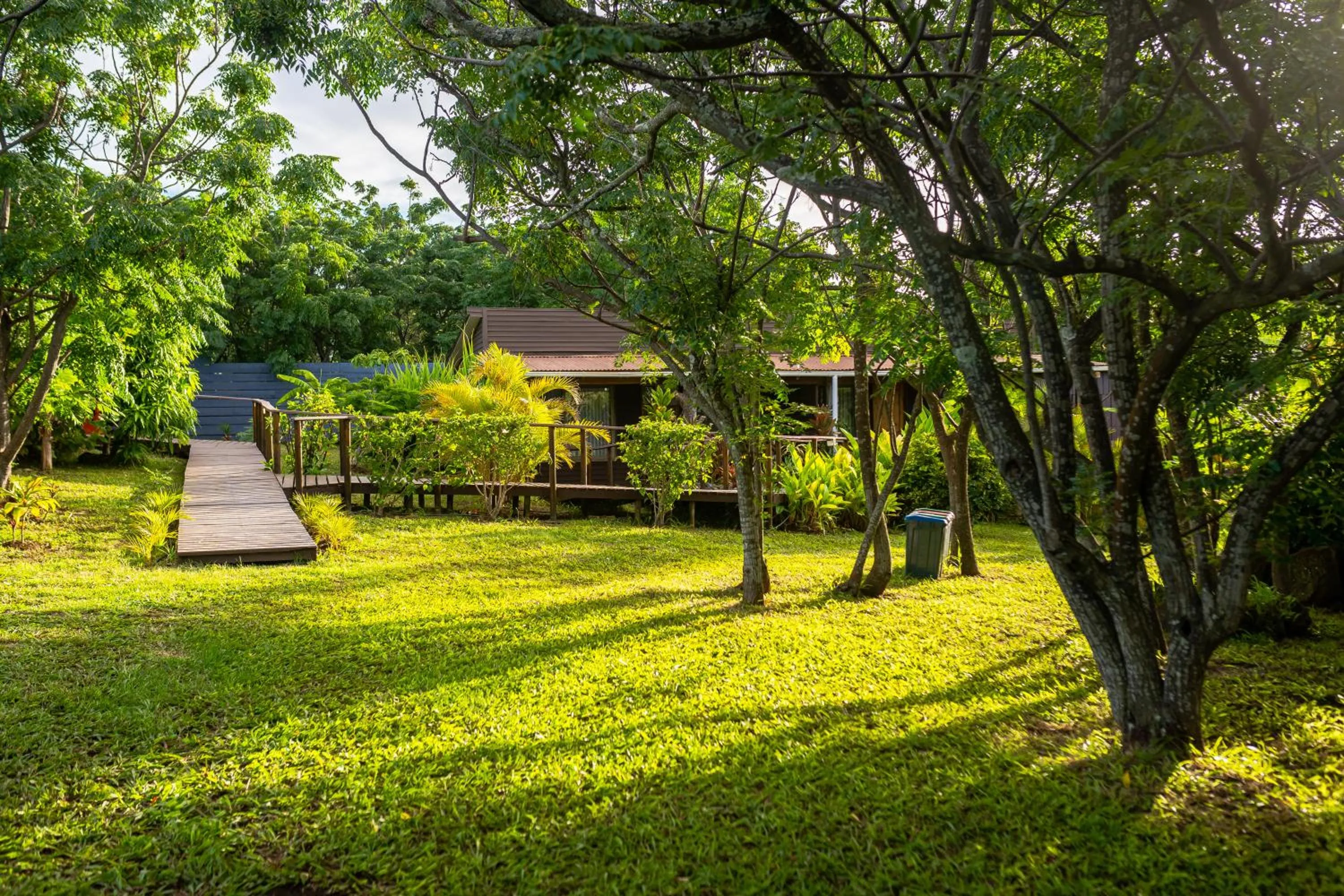 Garden in Cabañas Raupa