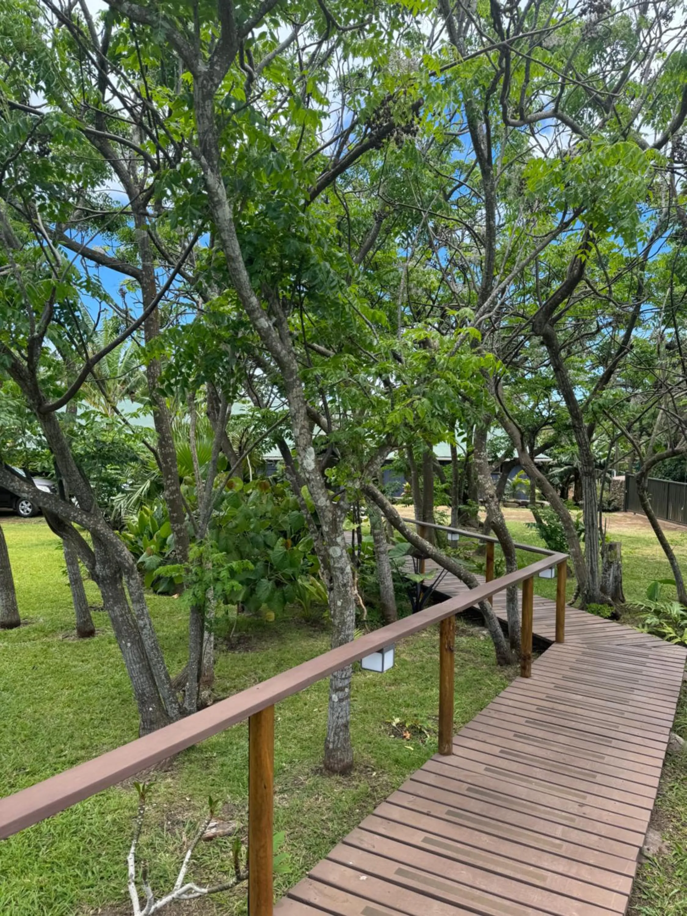 Garden in Cabañas Raupa