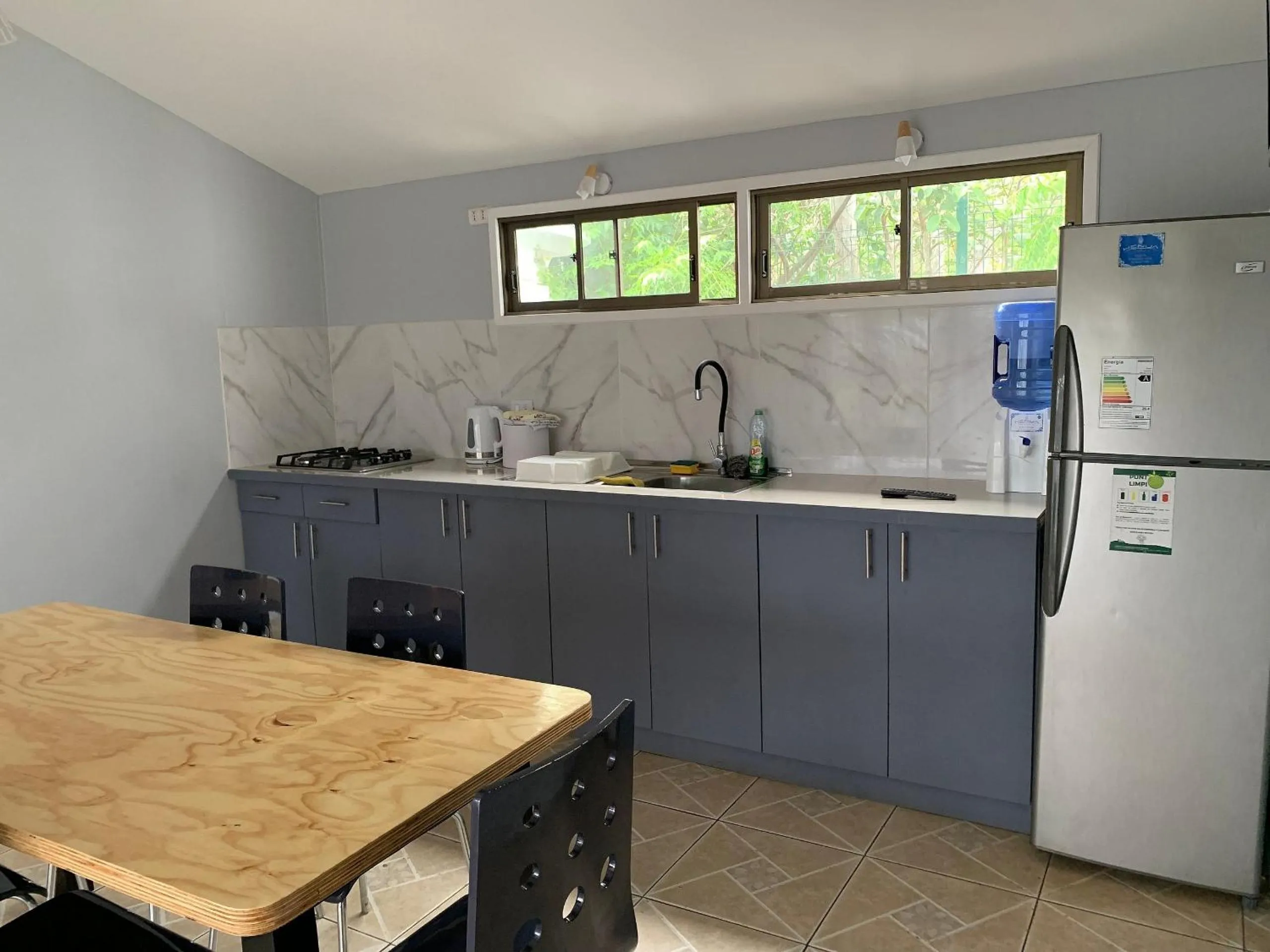 Dining area in Cabañas Raupa