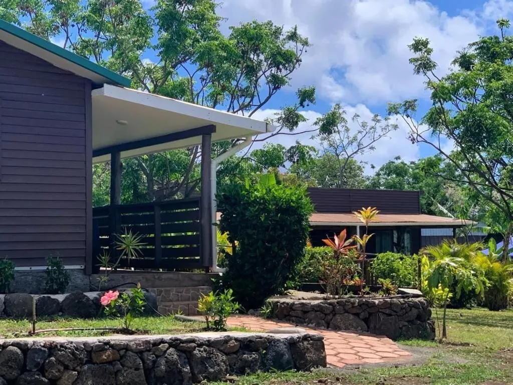 Garden view in Cabañas Raupa