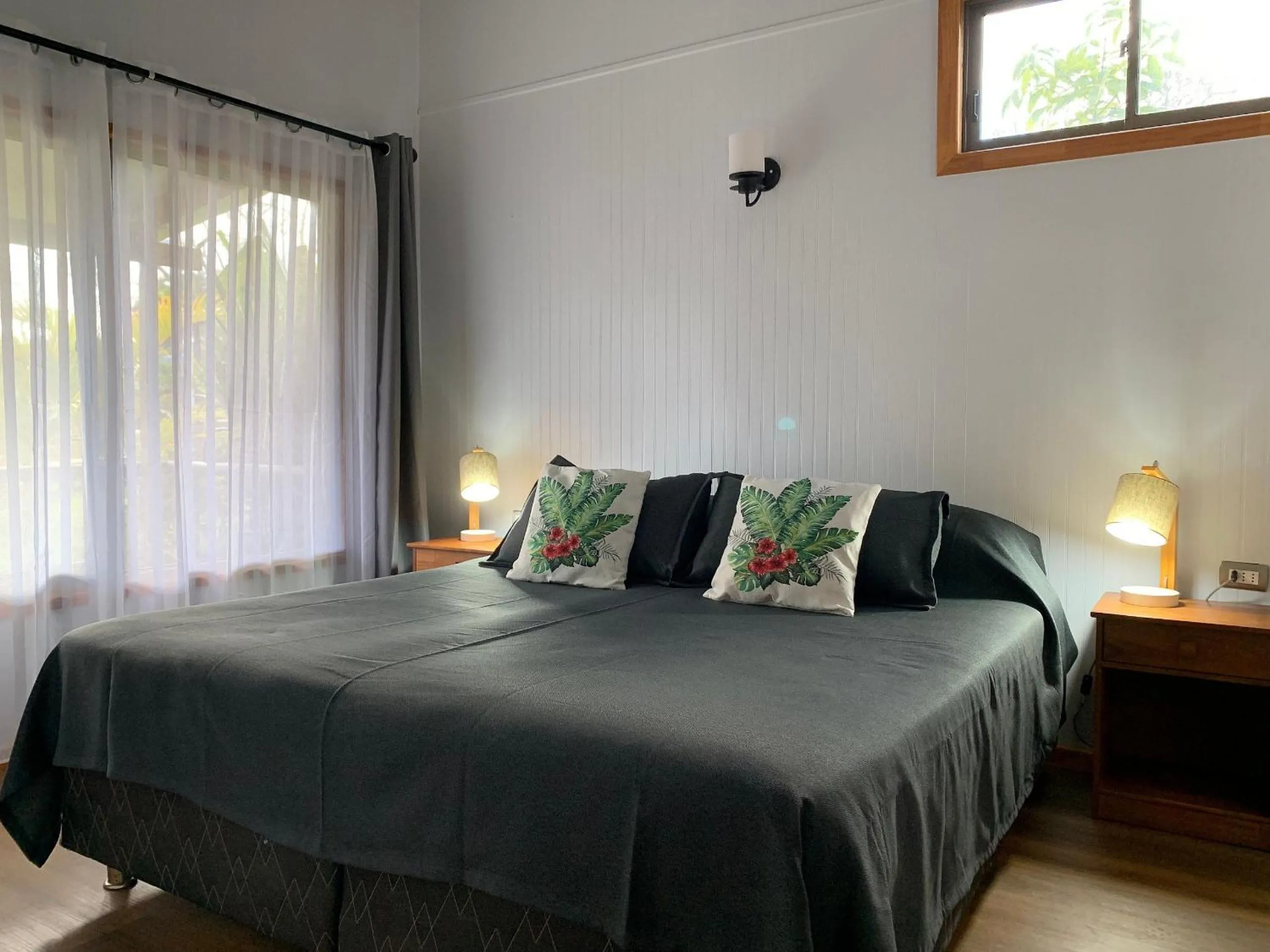 Bed in Cabañas Raupa