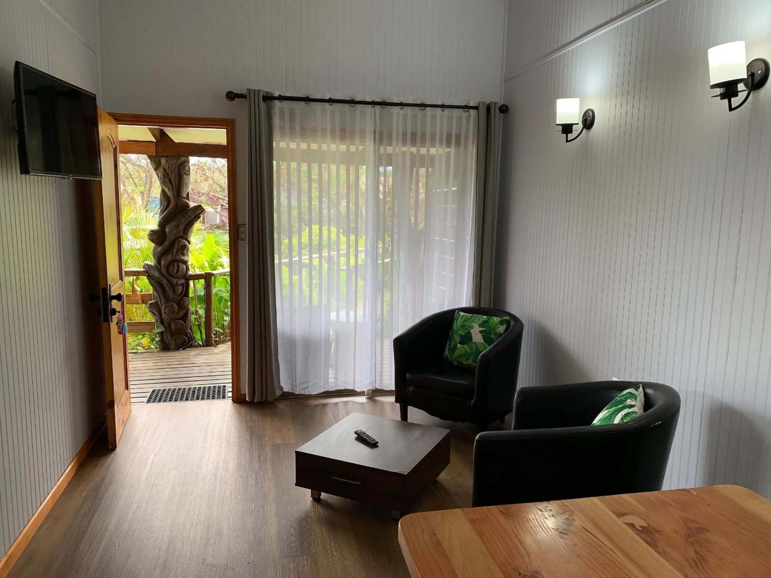 Seating area in Cabañas Raupa