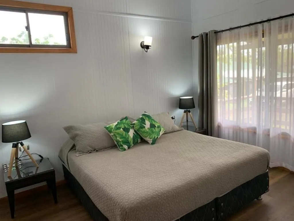 Bed in Cabañas Raupa