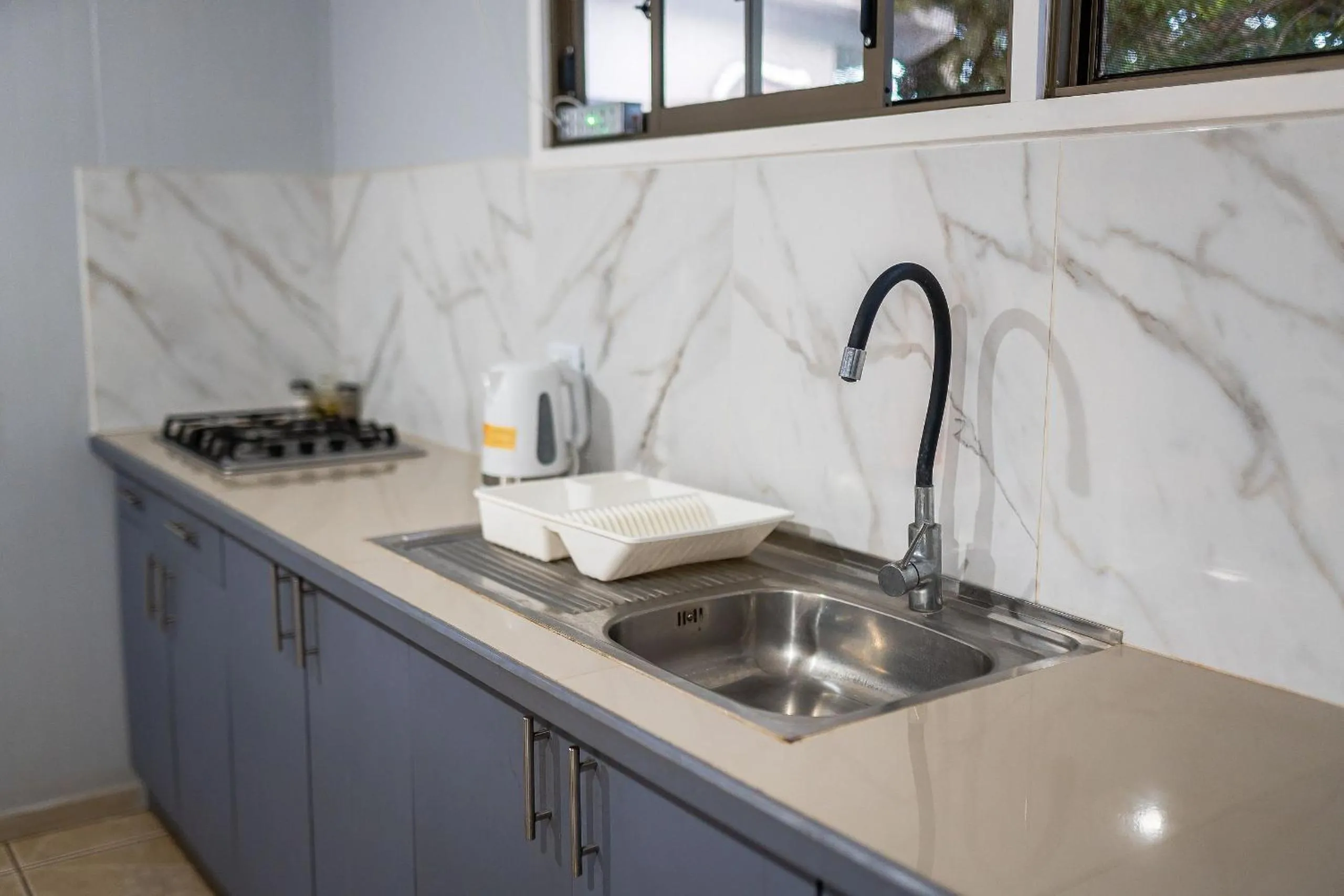 Kitchen or kitchenette in Cabañas Raupa