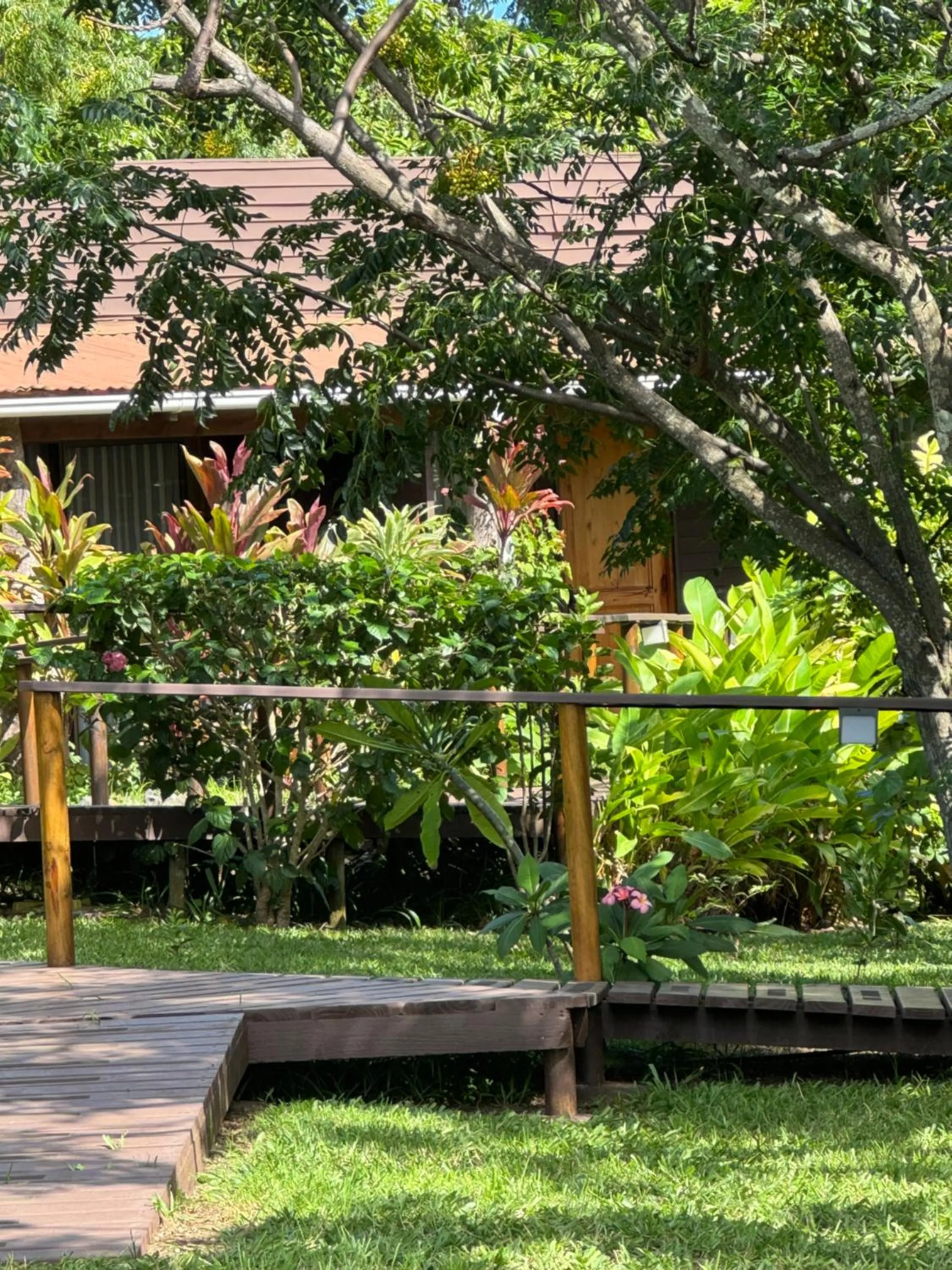 Garden in Cabañas Raupa
