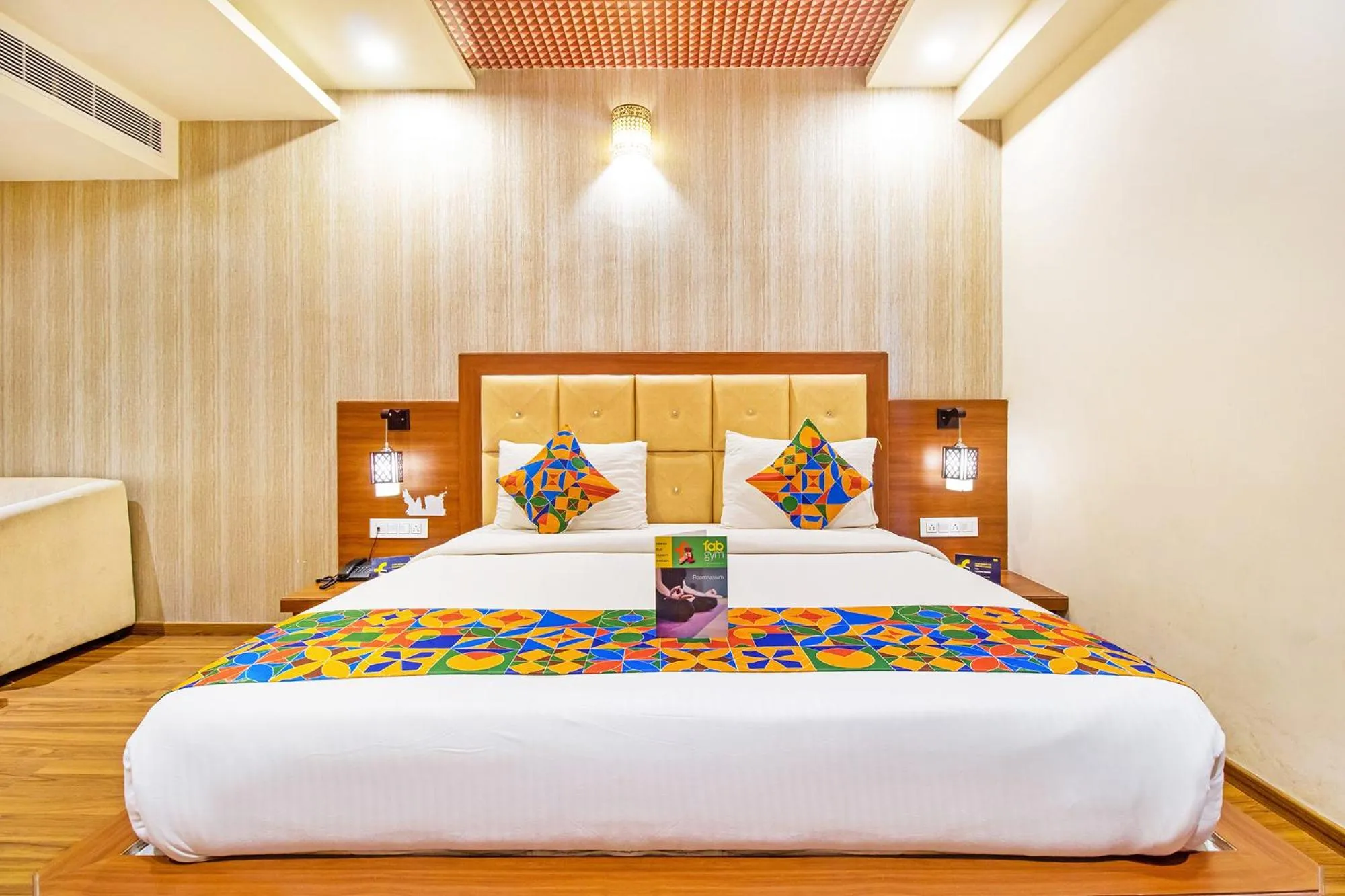 Bed in FabHotel Royal Stay I - Nr Mahadevpura