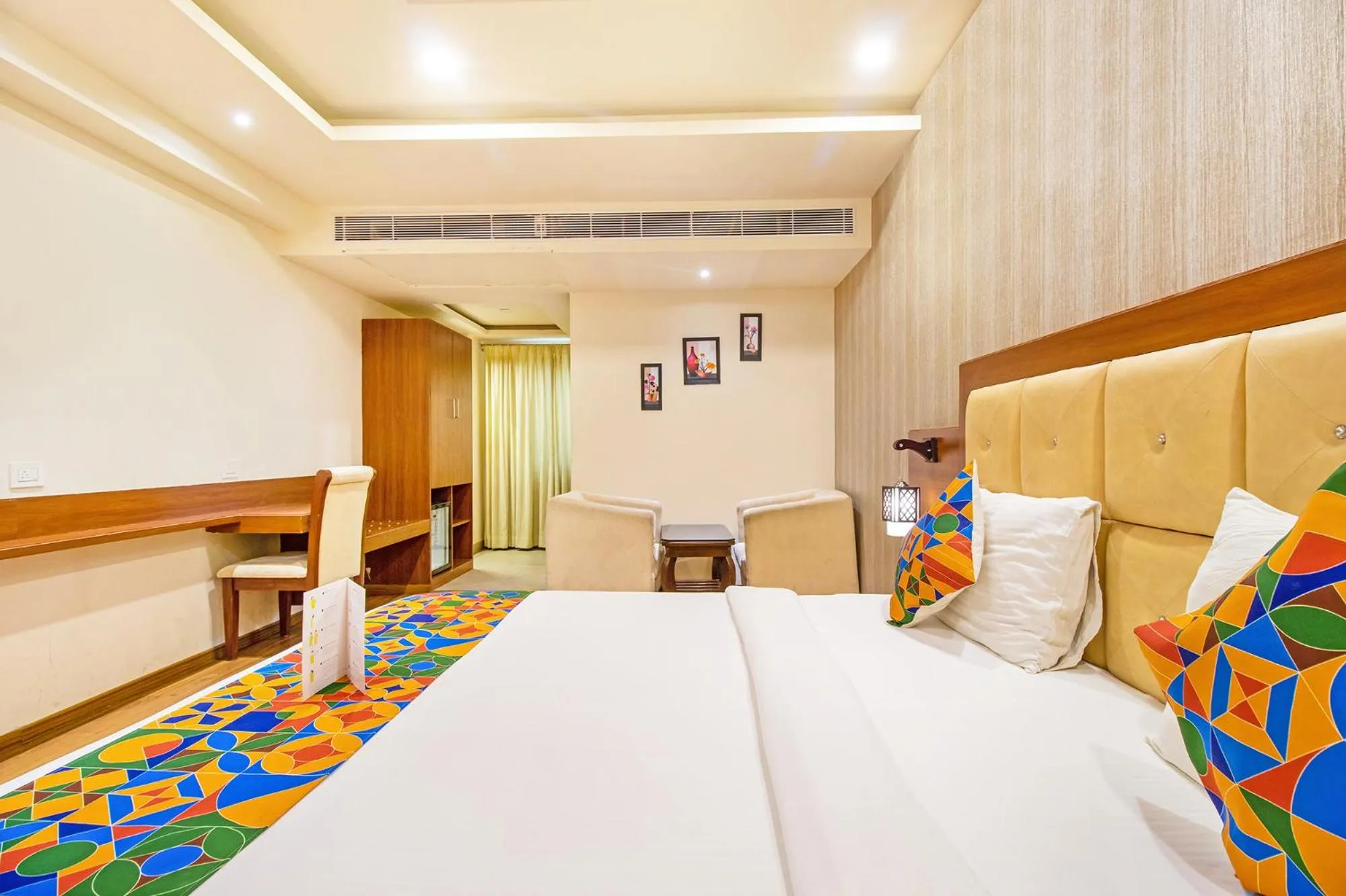 Bed in FabHotel Royal Stay I - Nr Mahadevpura