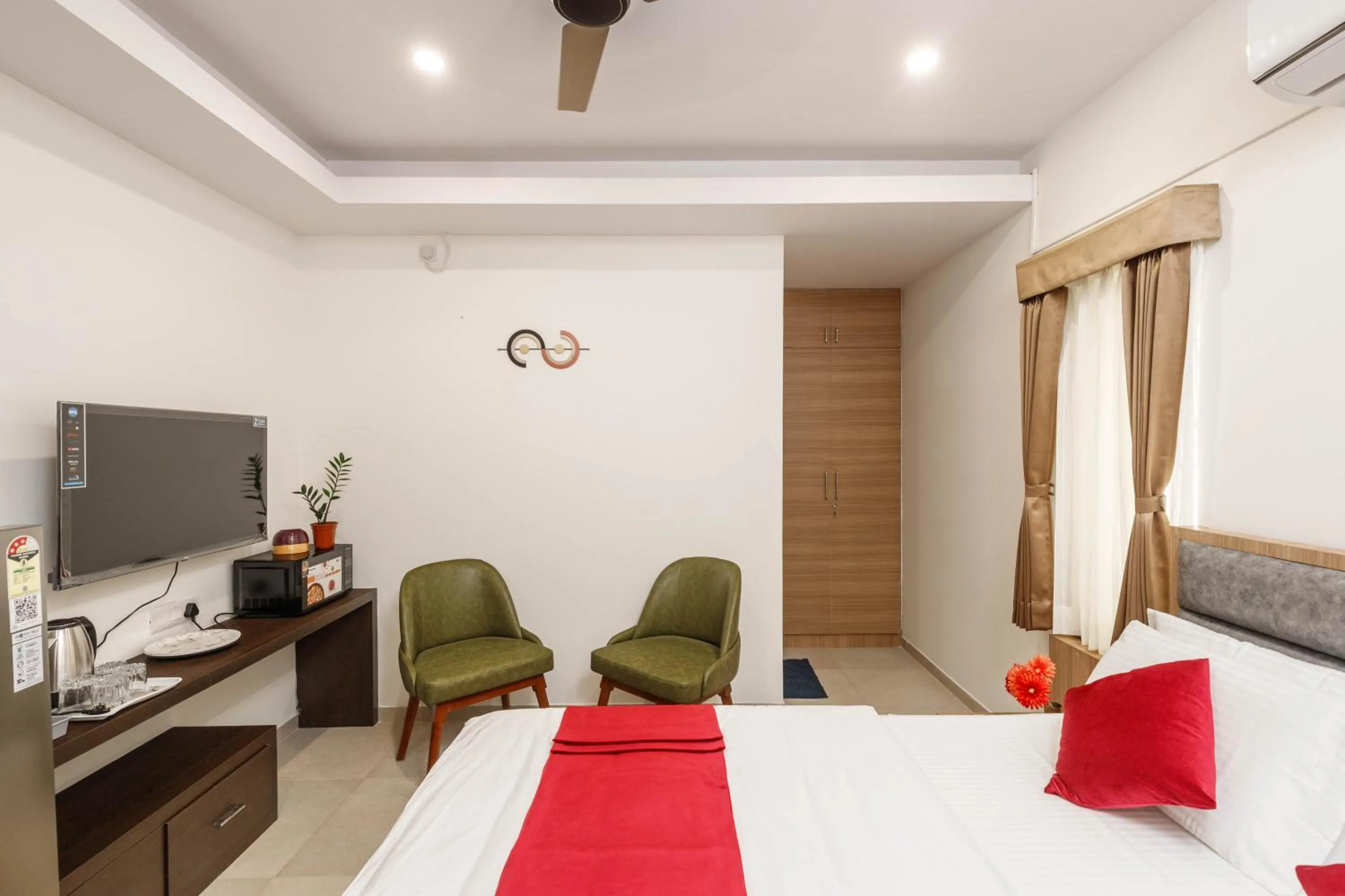 Bed in Sunlight Serviced Apartments