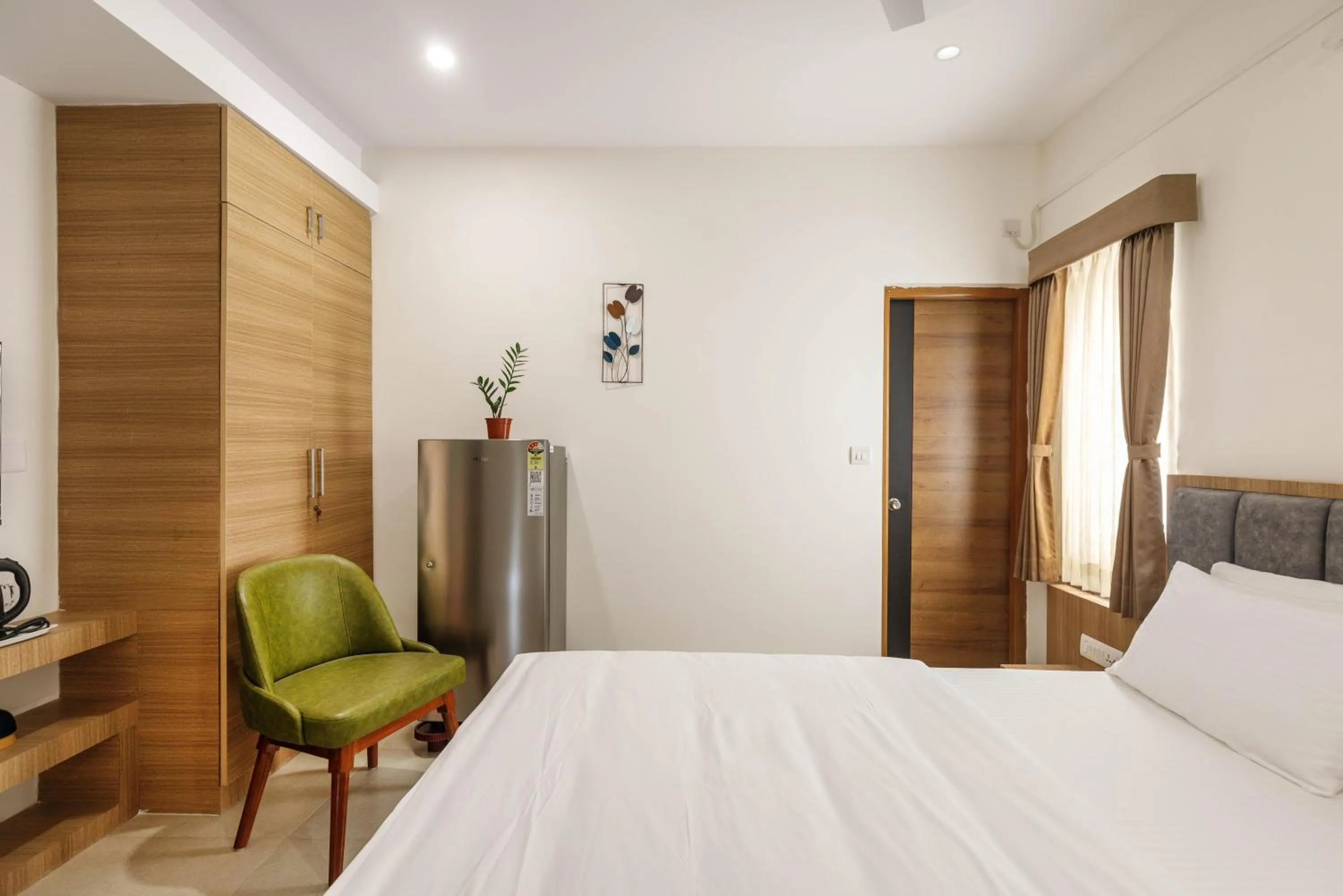 Bed in Sunlight Serviced Apartments