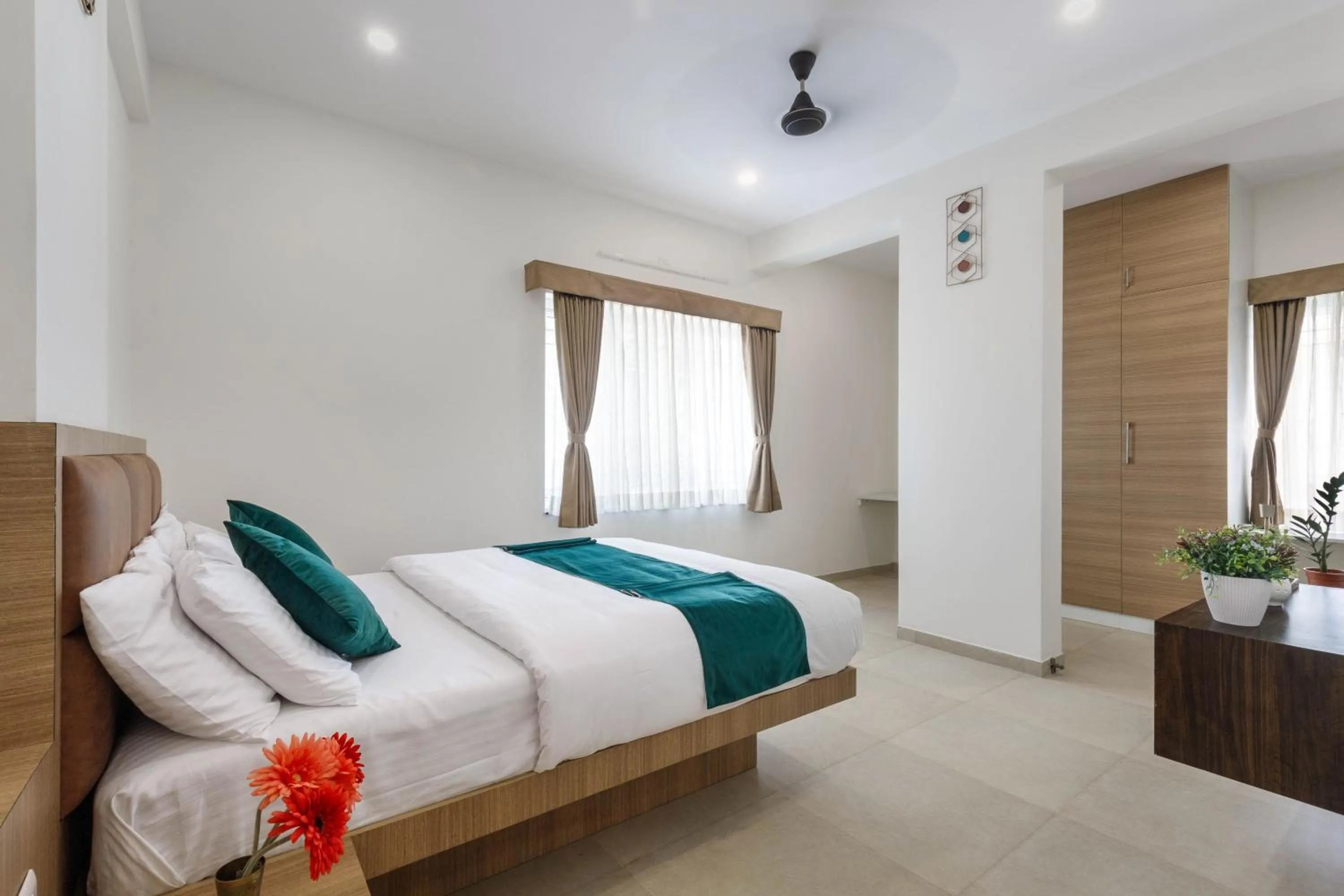 Bedroom, Bed in Sunlight Serviced Apartments