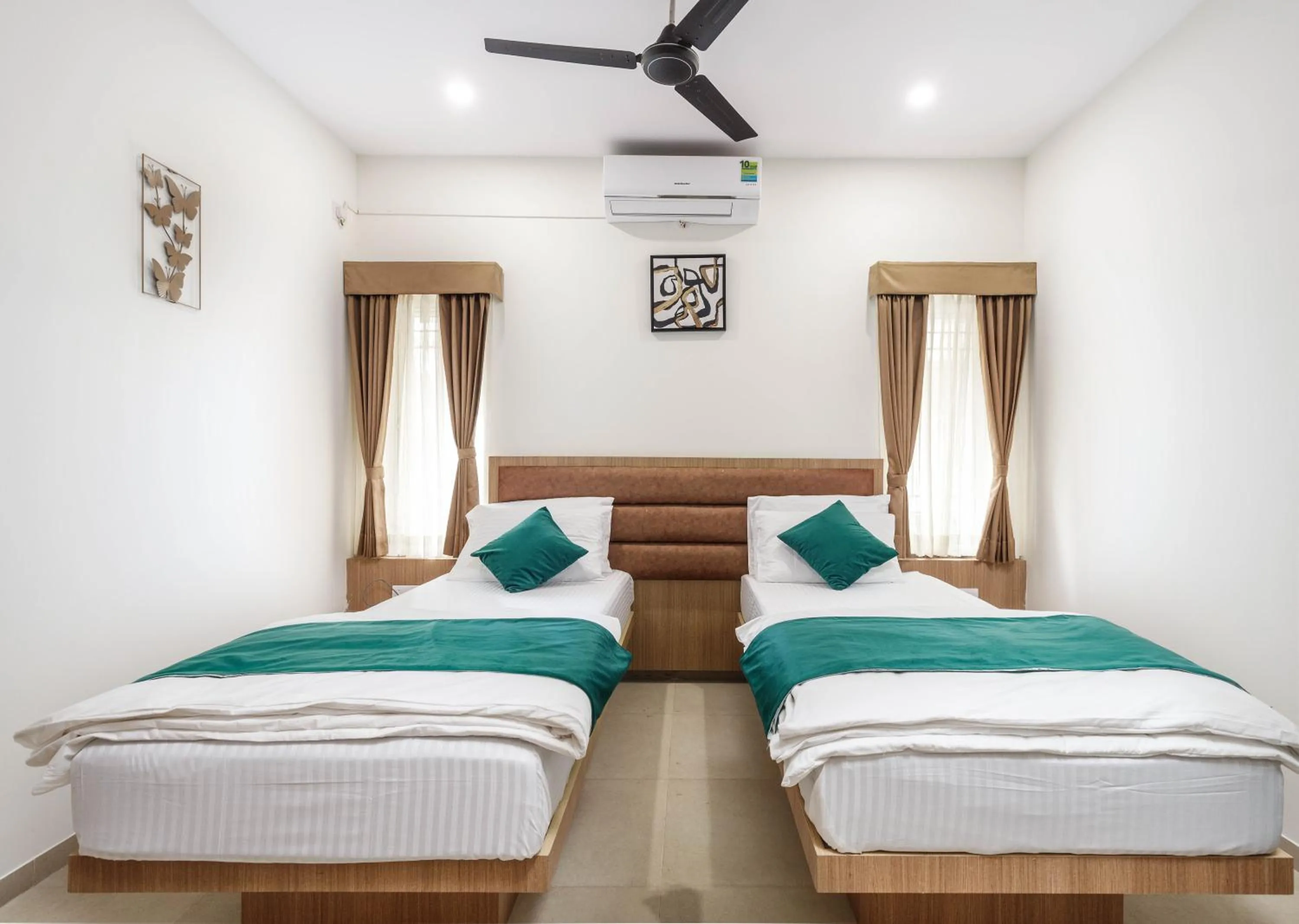 Bed in Sunlight Serviced Apartments