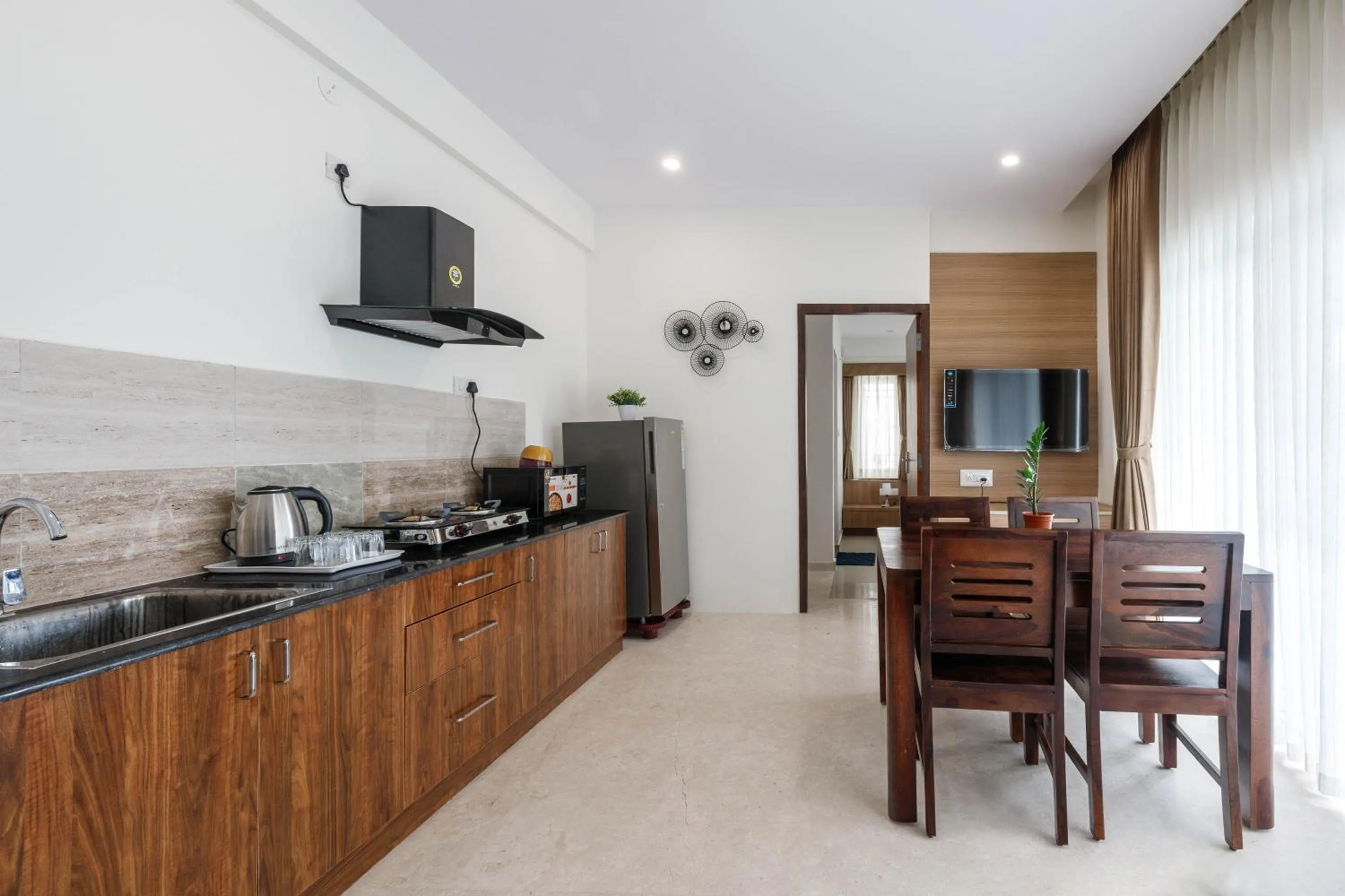Kitchen or kitchenette in Sunlight Serviced Apartments