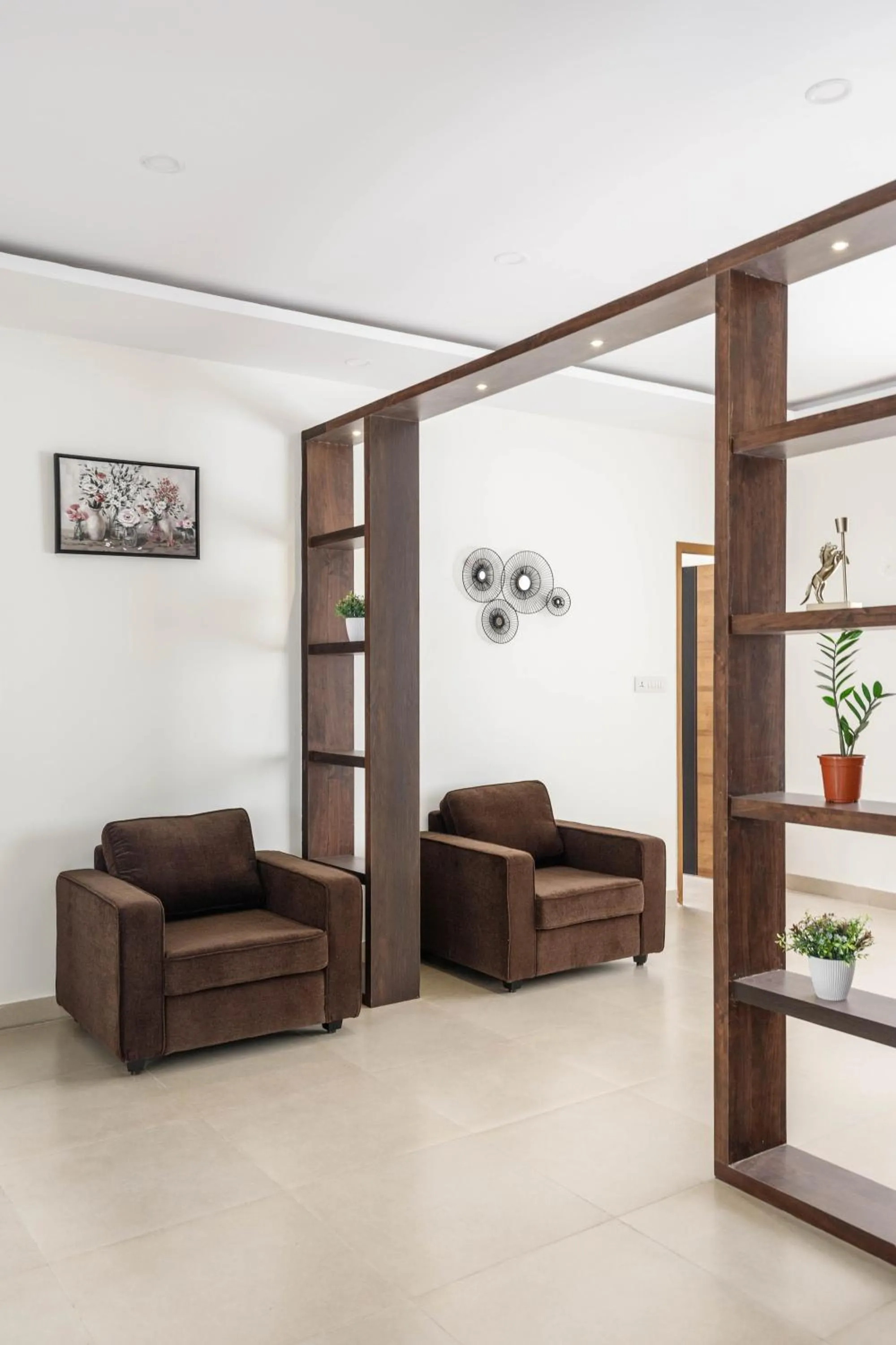 Living room in Sunlight Serviced Apartments