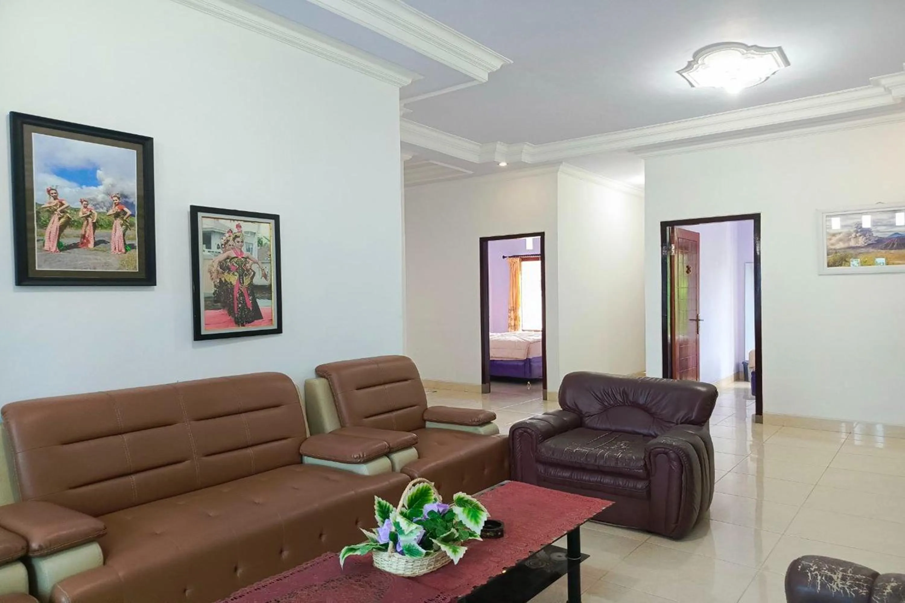 Seating area in Rizky Bromo Homestay