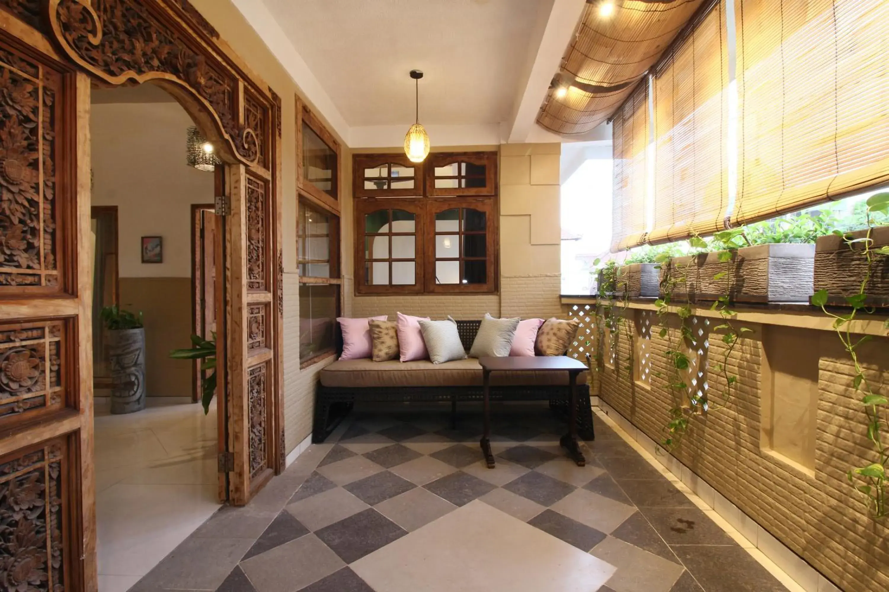 Living room in Seven Boards Canggu Living room in Seven Boards Canggu