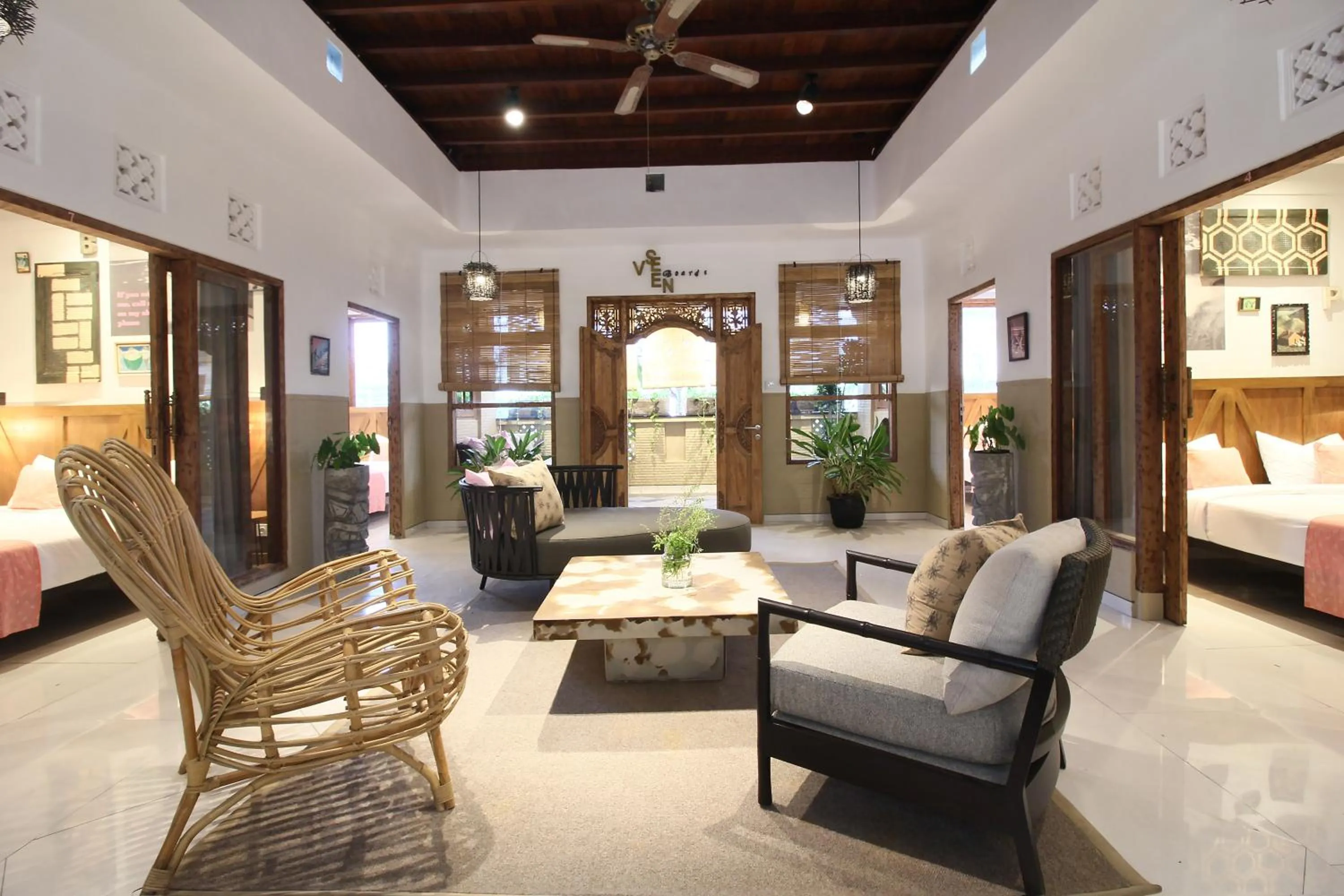 Living room in Seven Boards Canggu