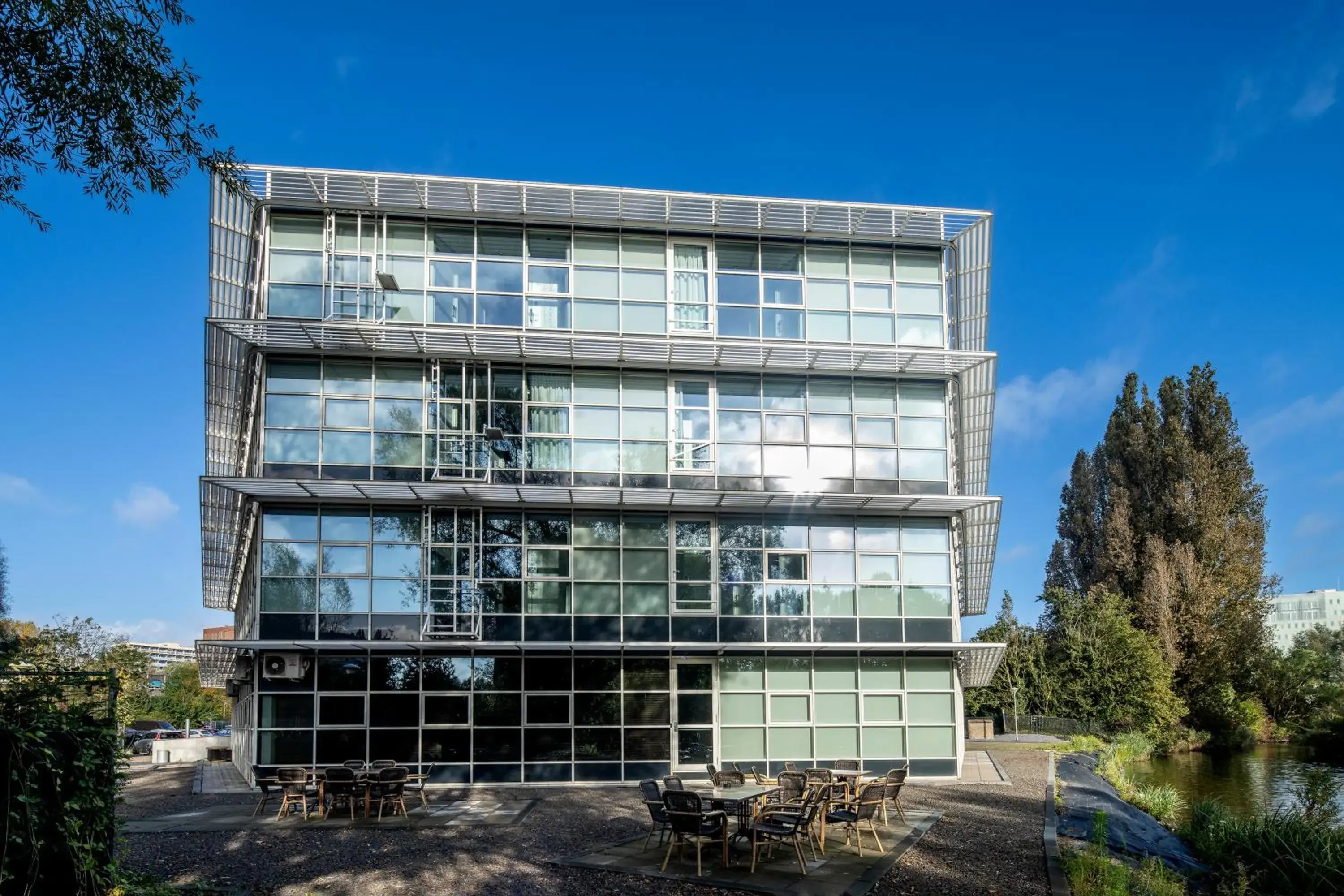 Property building in Diamond Capsule Hotel Amsterdam South Property building in Diamond Capsule Hotel Amsterdam South