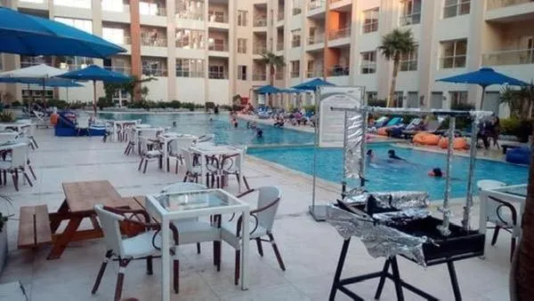 Pool view in Rivoli Suites and Spa