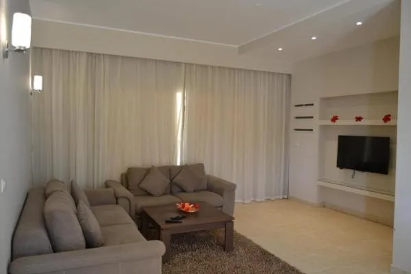 Seating area in Rivoli Suites and Spa