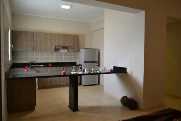 Kitchen or kitchenette in Rivoli Suites and Spa