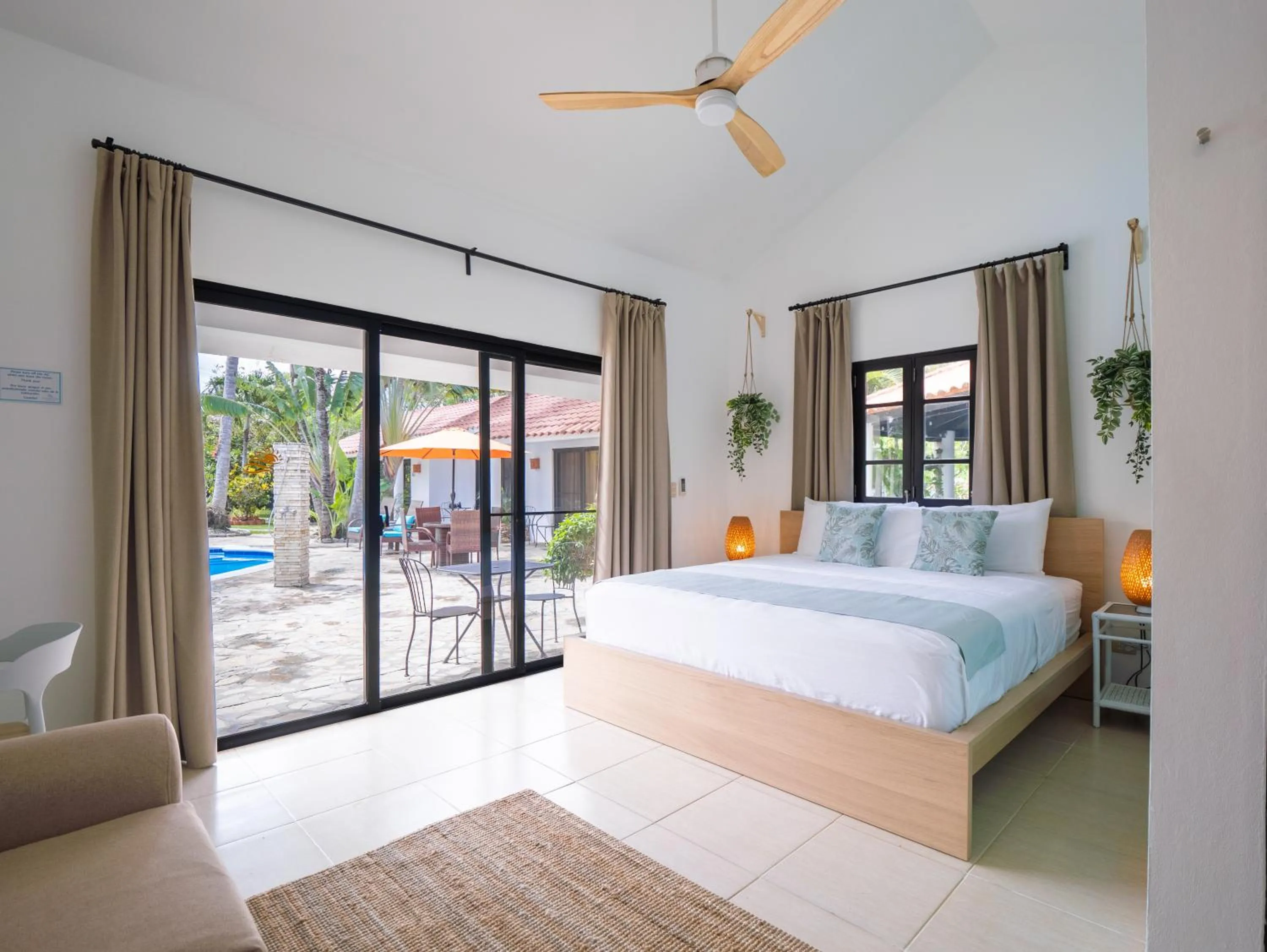 Bed in Garden By The Sea