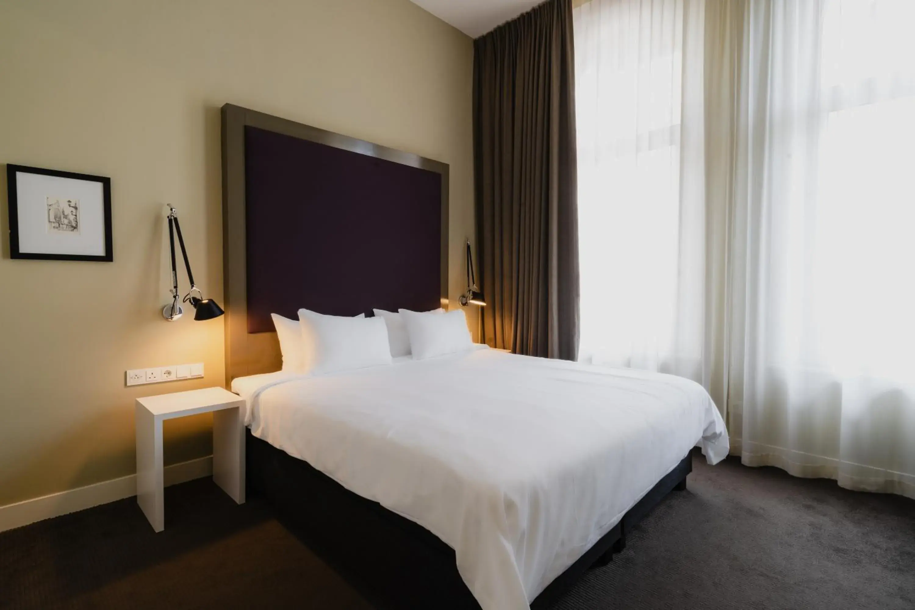 Bed in Hotel Roemer Amsterdam Bed in Hotel Roemer Amsterdam