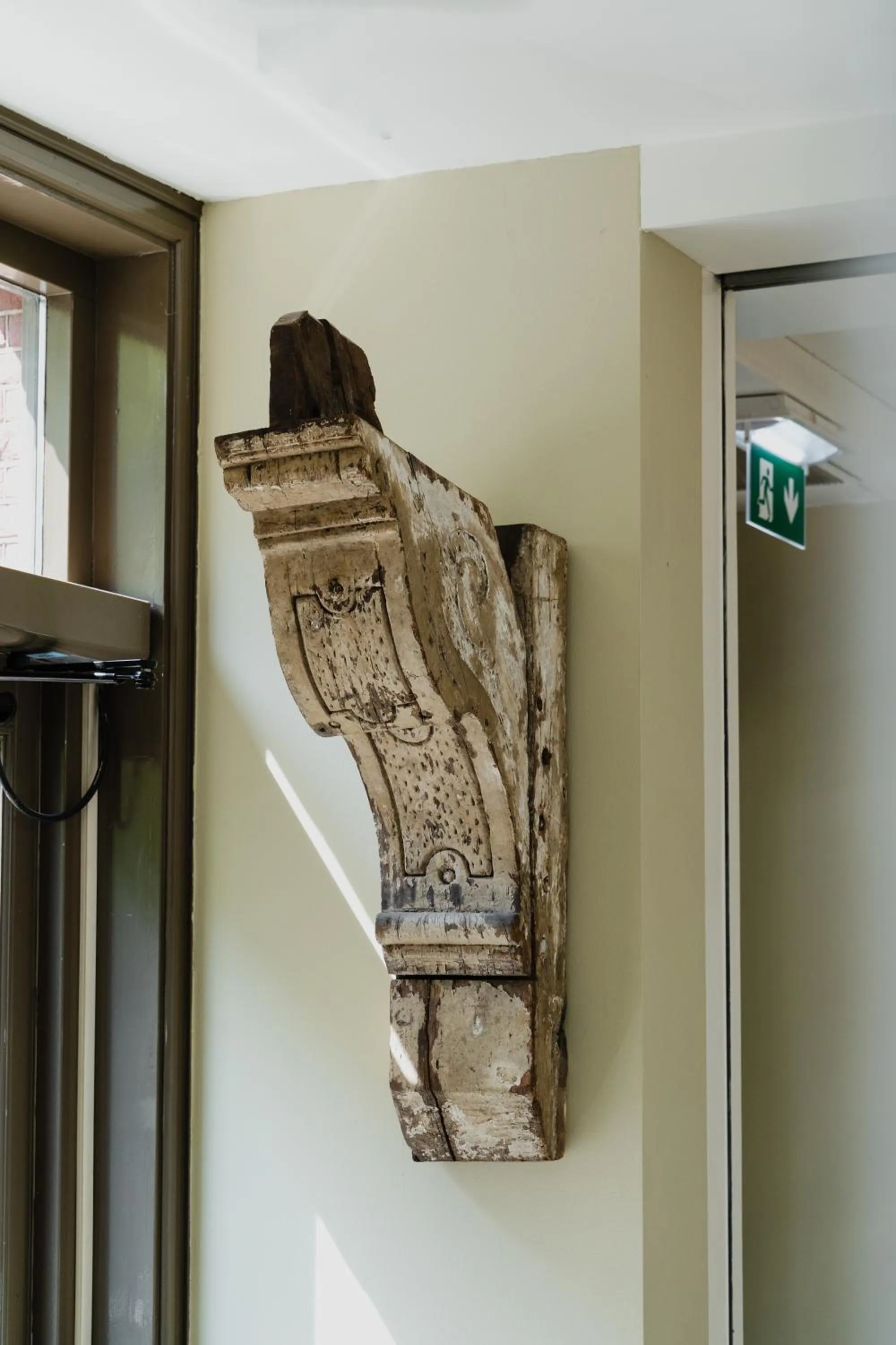 Decorative detail in Hotel Roemer Amsterdam