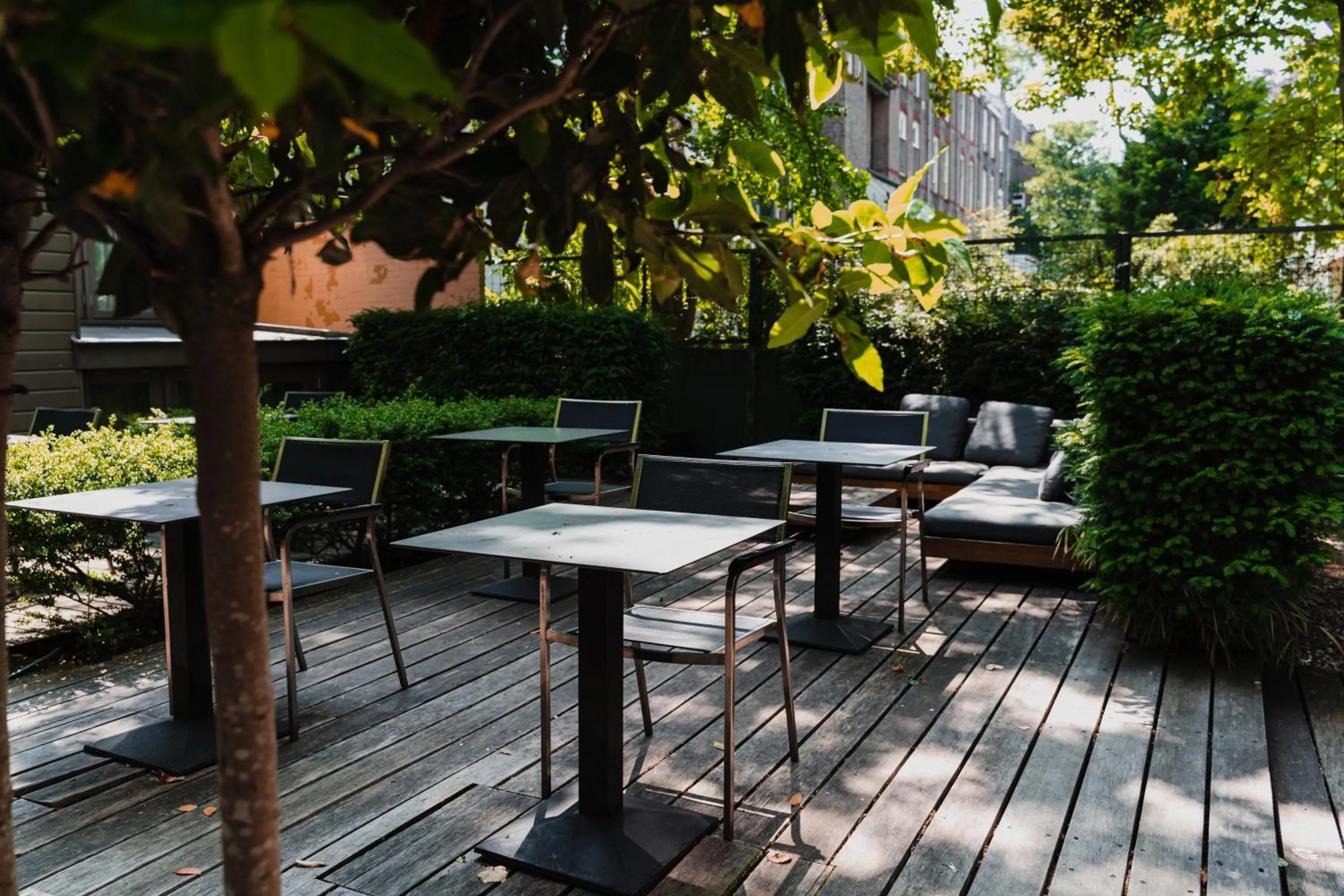 Patio in Hotel Roemer Amsterdam