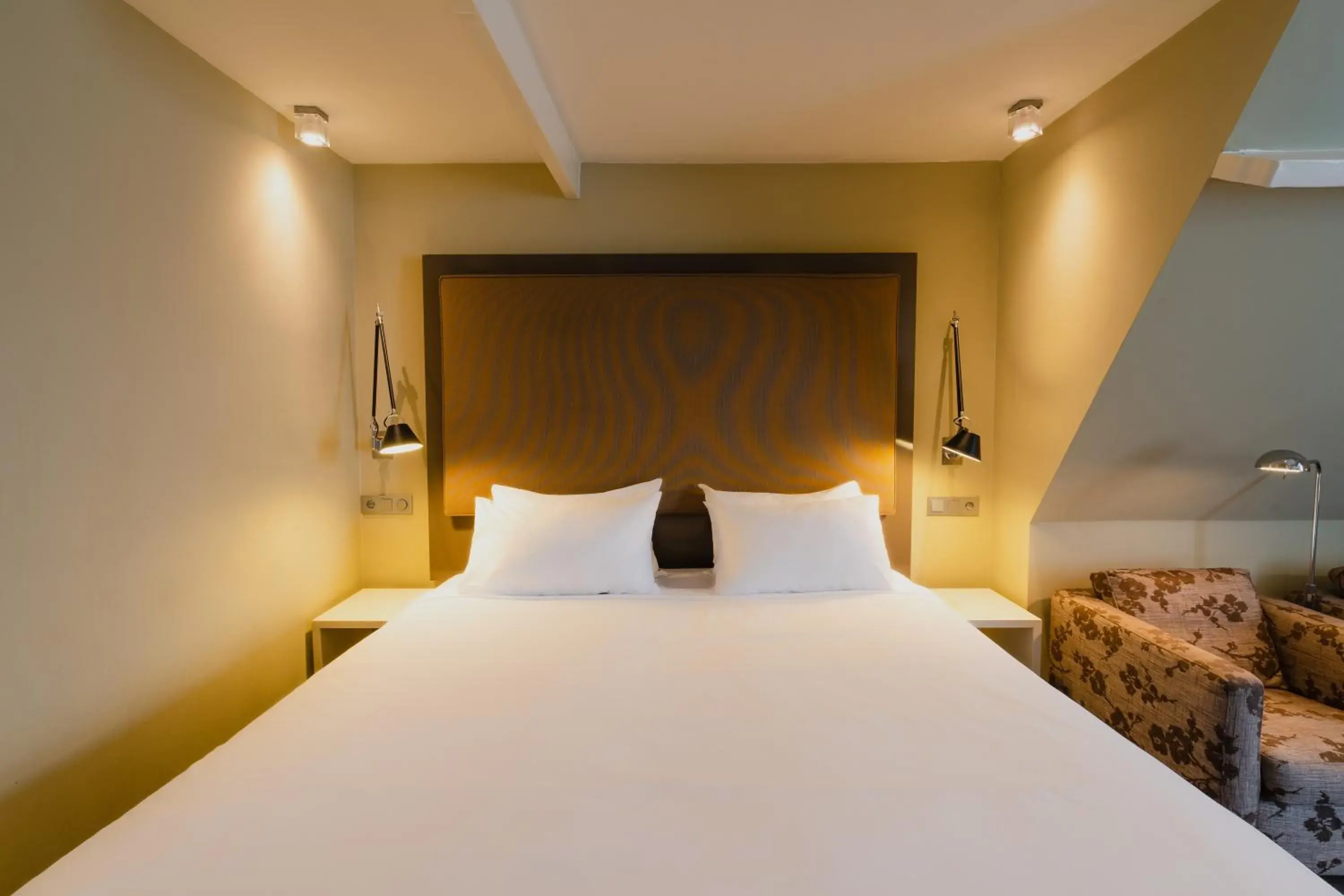 Bed in Hotel Roemer Amsterdam Bed in Hotel Roemer Amsterdam