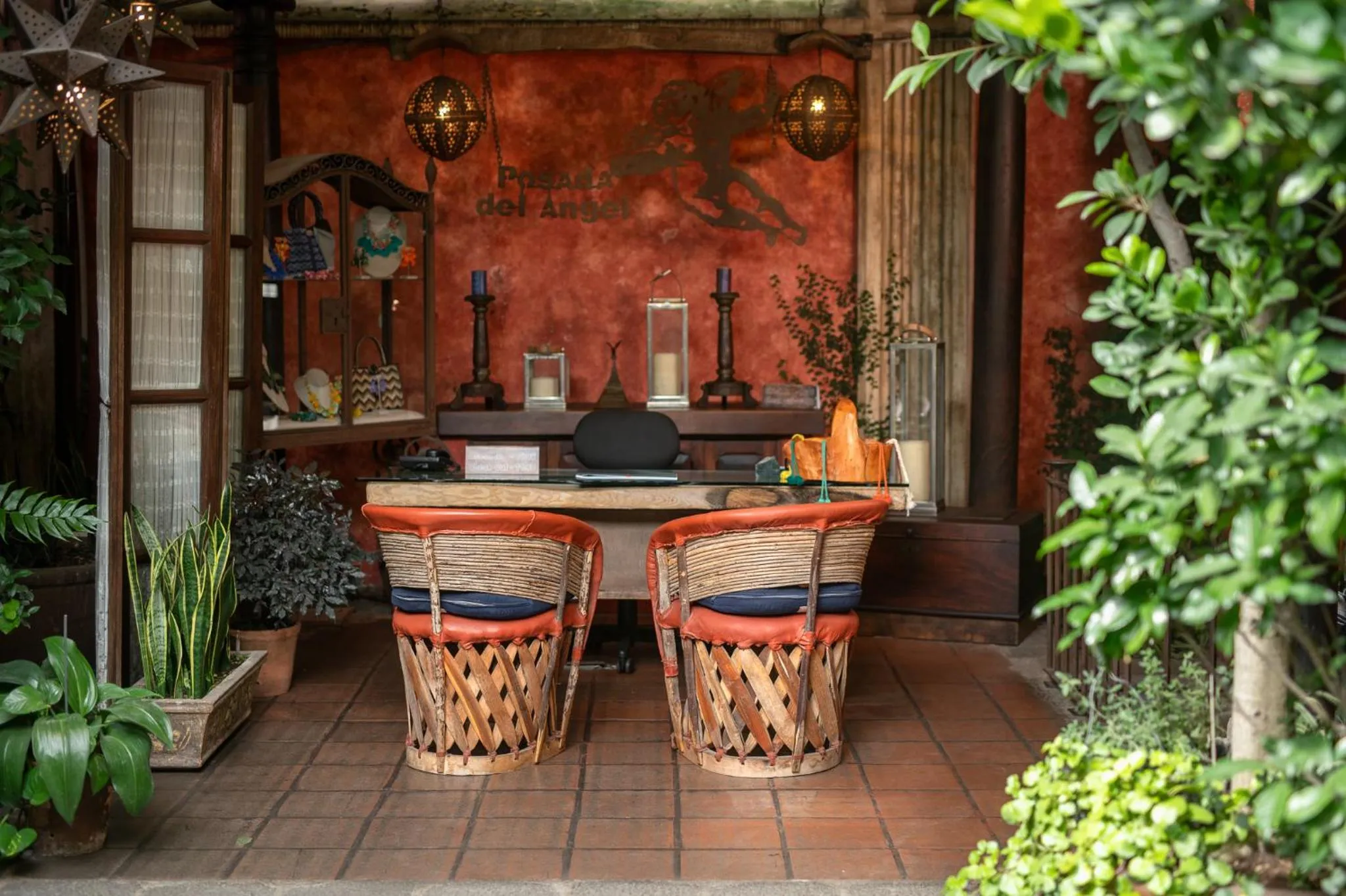 Lobby or reception in Posada del Angel