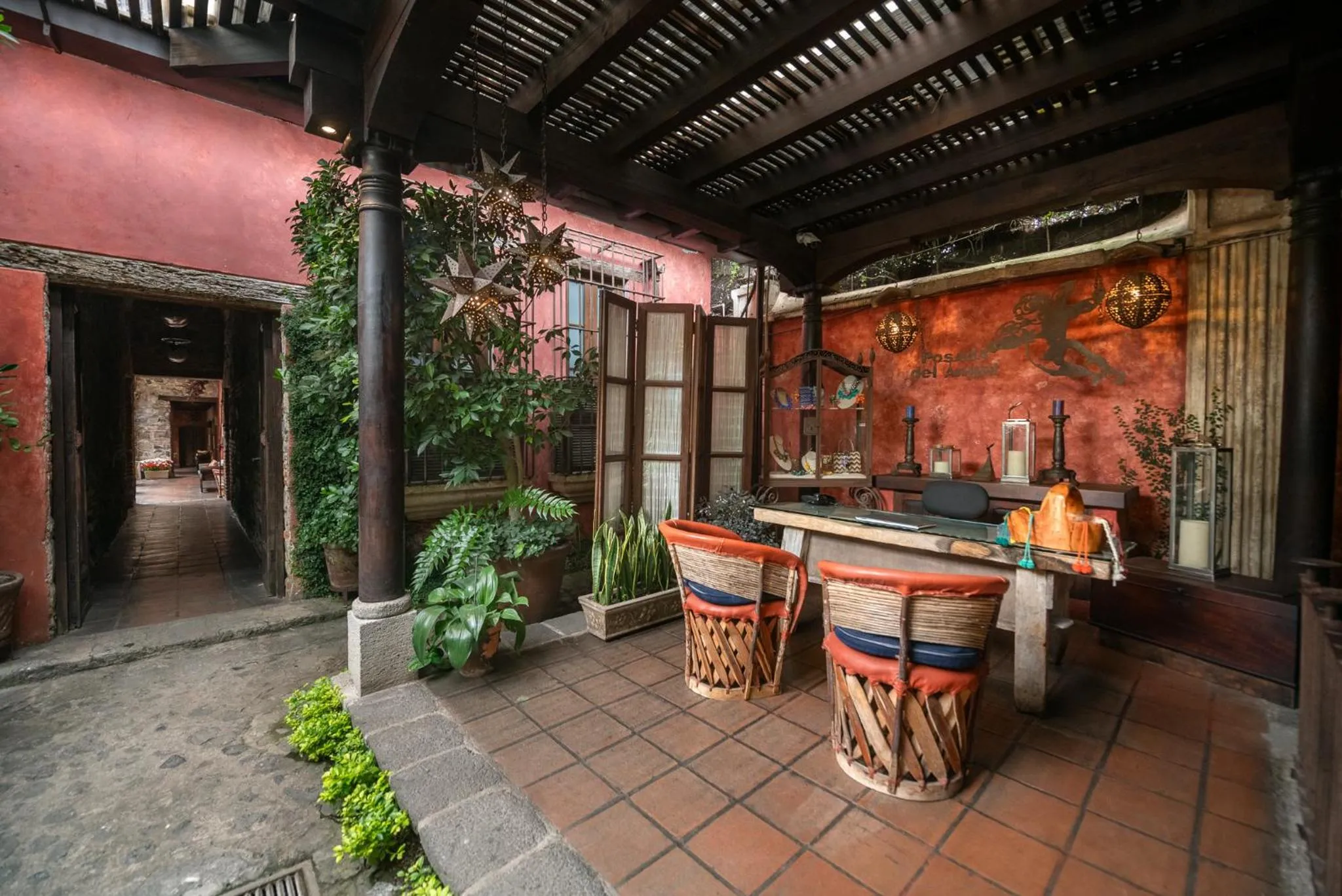 Lobby or reception in Posada del Angel