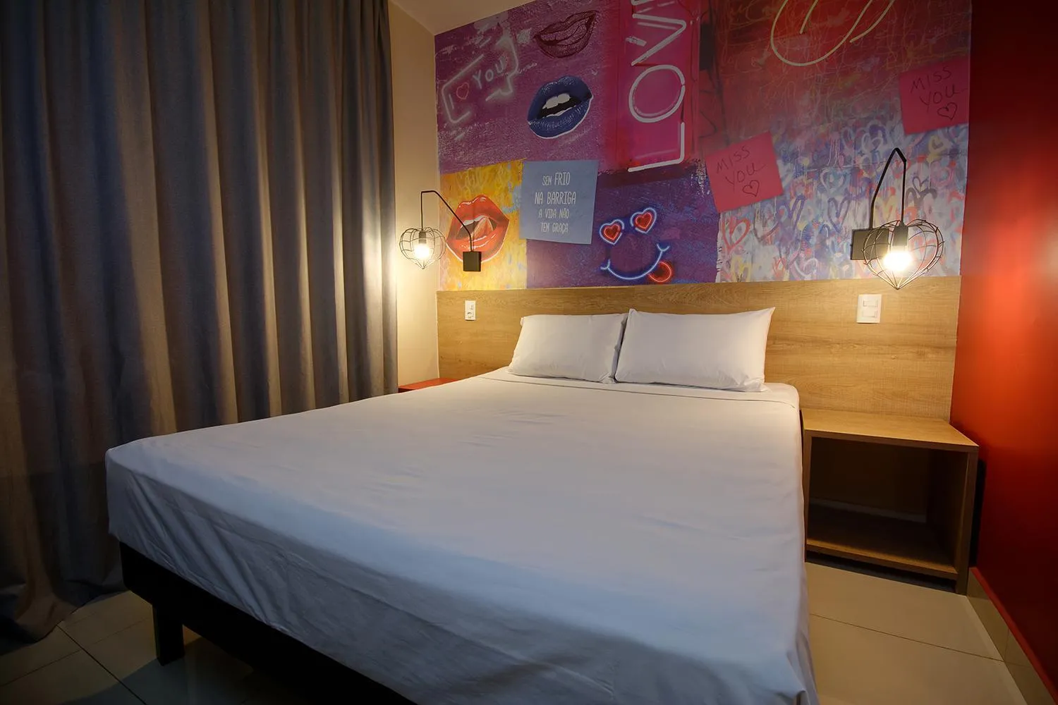 Photo of the whole room, Bed in Golden Tower Express Franca by Fênix Hotéis