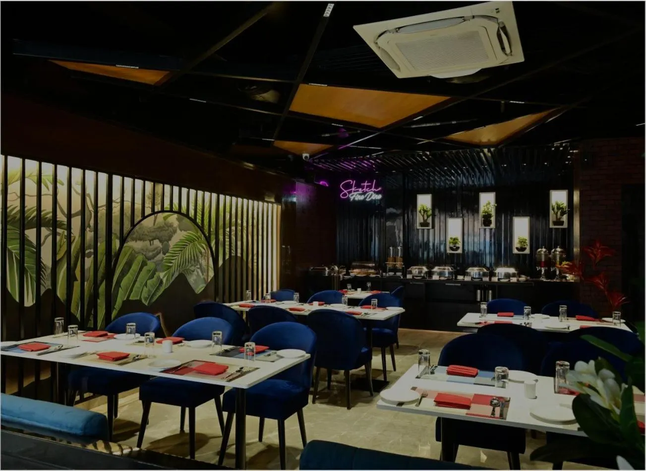 Restaurant/places to eat in Hotel Trax International