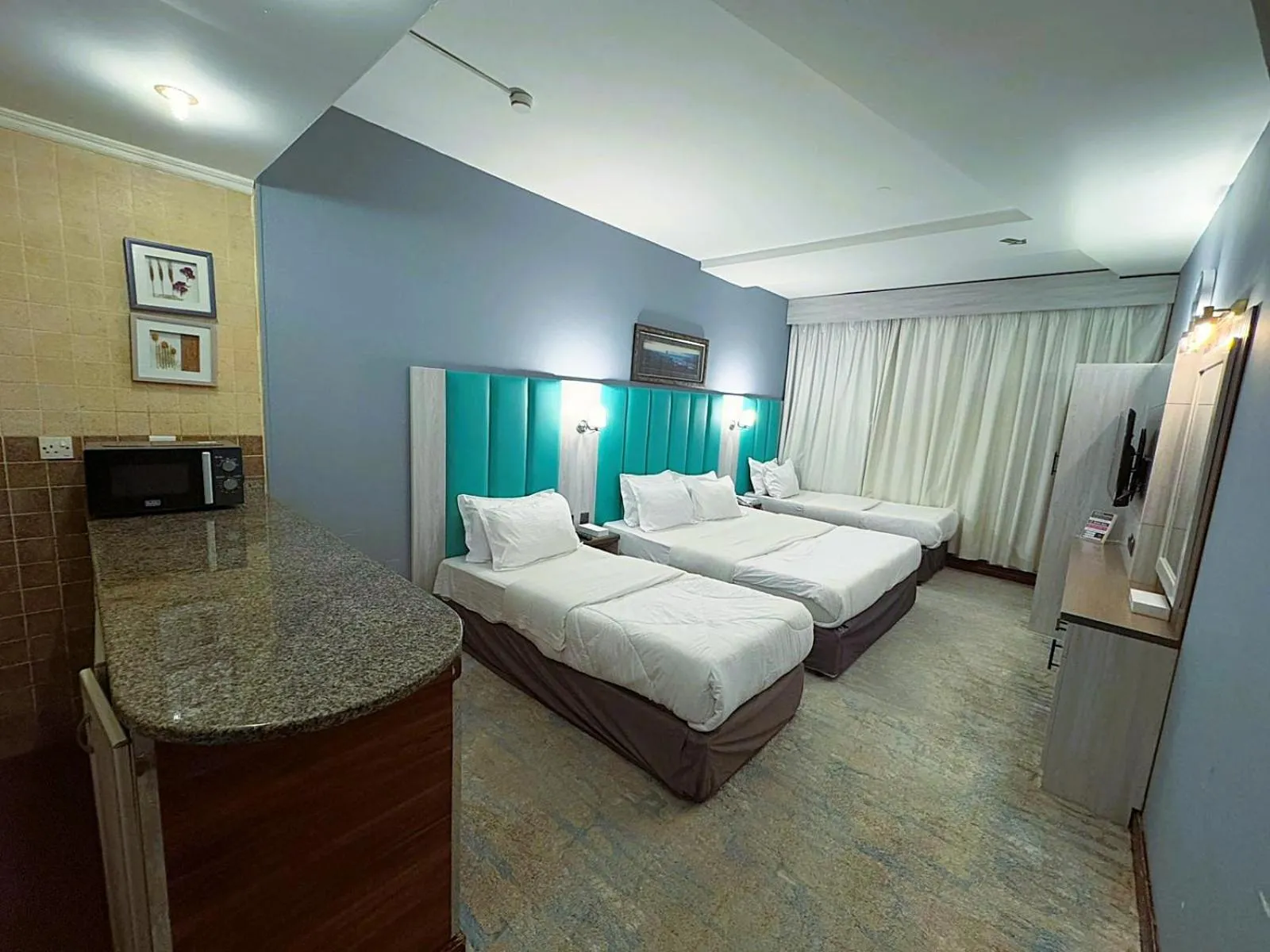 Photo of the whole room, Bed in Hafez Hotel Apartments - Al Ras Metro Station