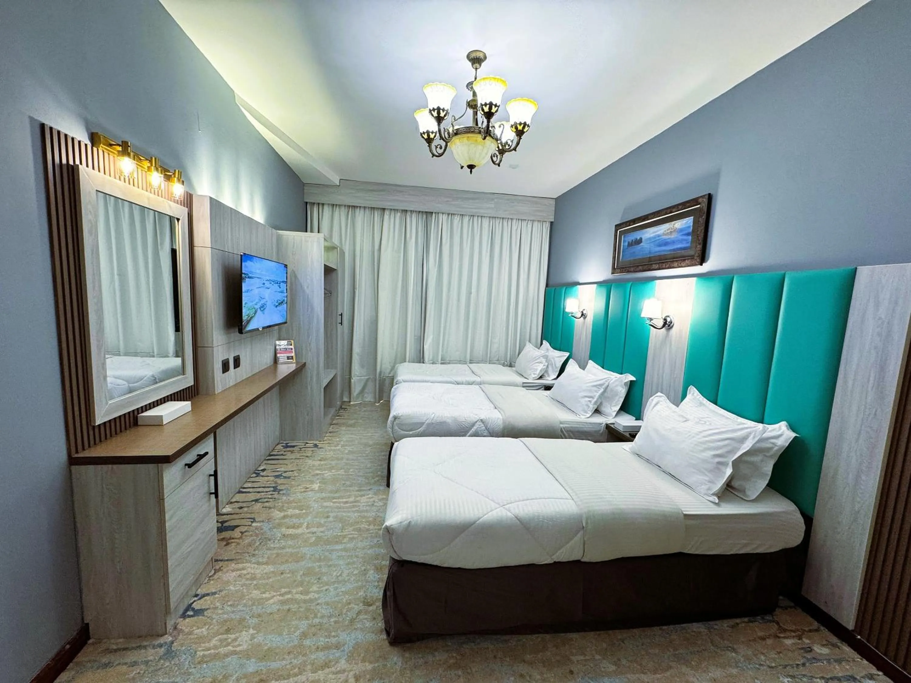 Bedroom, Bed in Hafez Hotel Apartments - Al Ras Metro Station